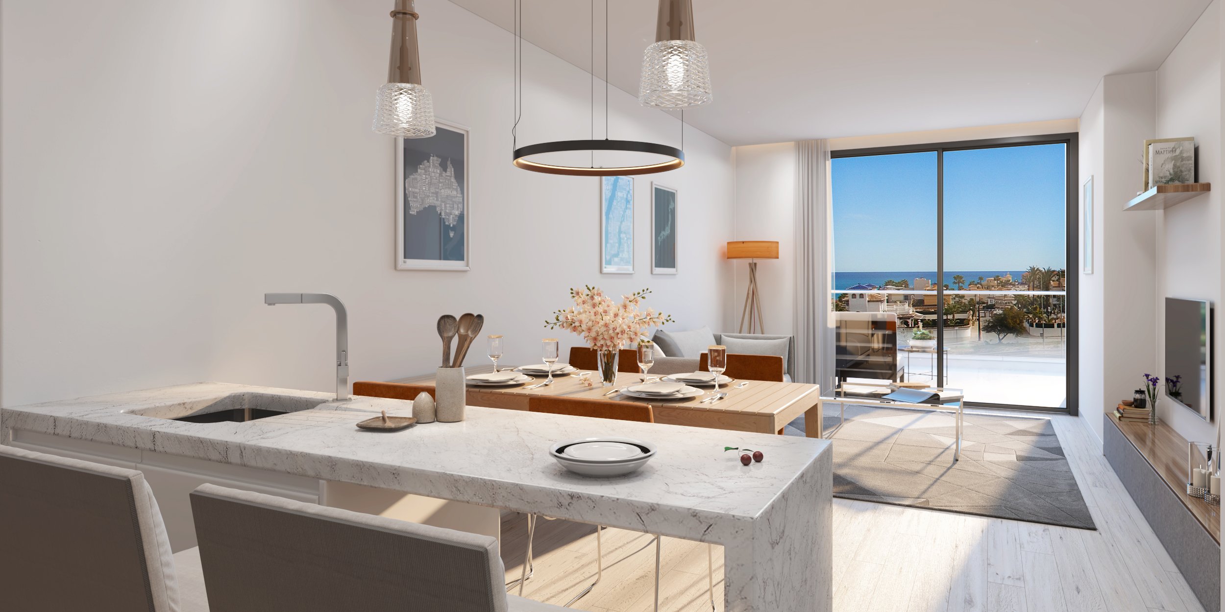 4 Bed, 2 Bath, ApartmentFor Sale, Playa Flamenca, Alicante