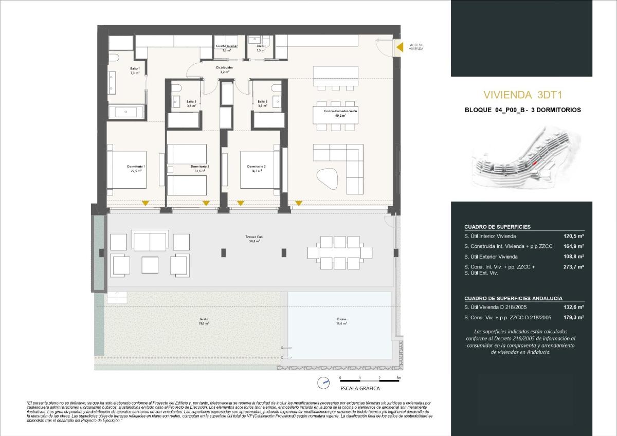 3 Bed, 3 Bath, ApartmentFor Sale, Benahavis, Costa del Sol