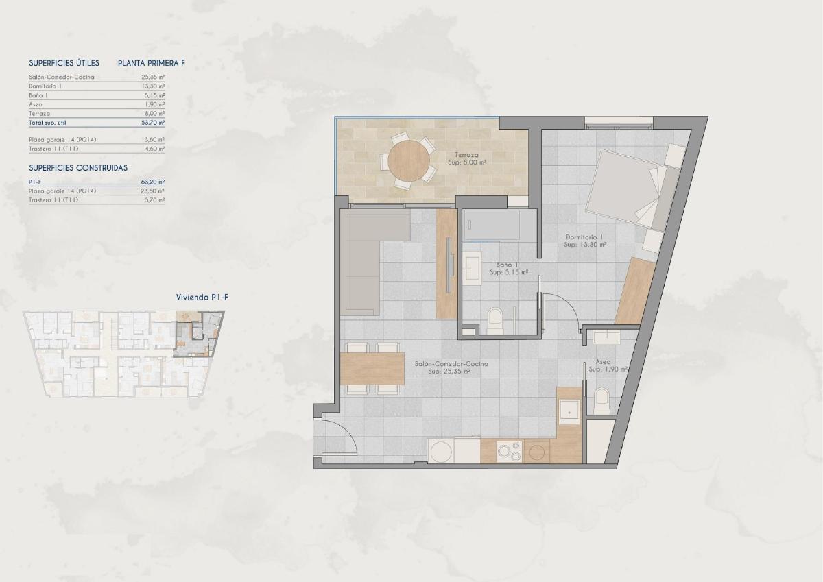 1 Bed, 1 Bath, ApartmentFor Sale, San Pedro Del Pinatar, Costa Calida