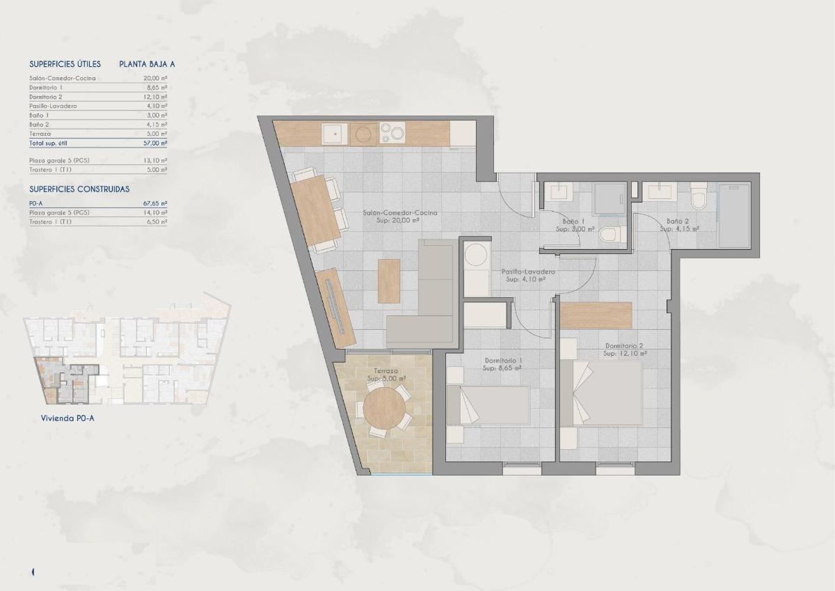 2 Bed, 2 Bath, ApartmentFor Sale, San Pedro Del Pinatar, Costa Calida