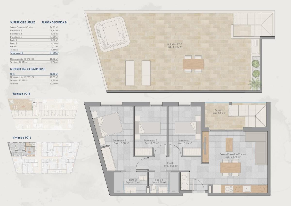 3 Bed, 2 Bath, ApartmentFor Sale, San Pedro Del Pinatar, Costa Calida