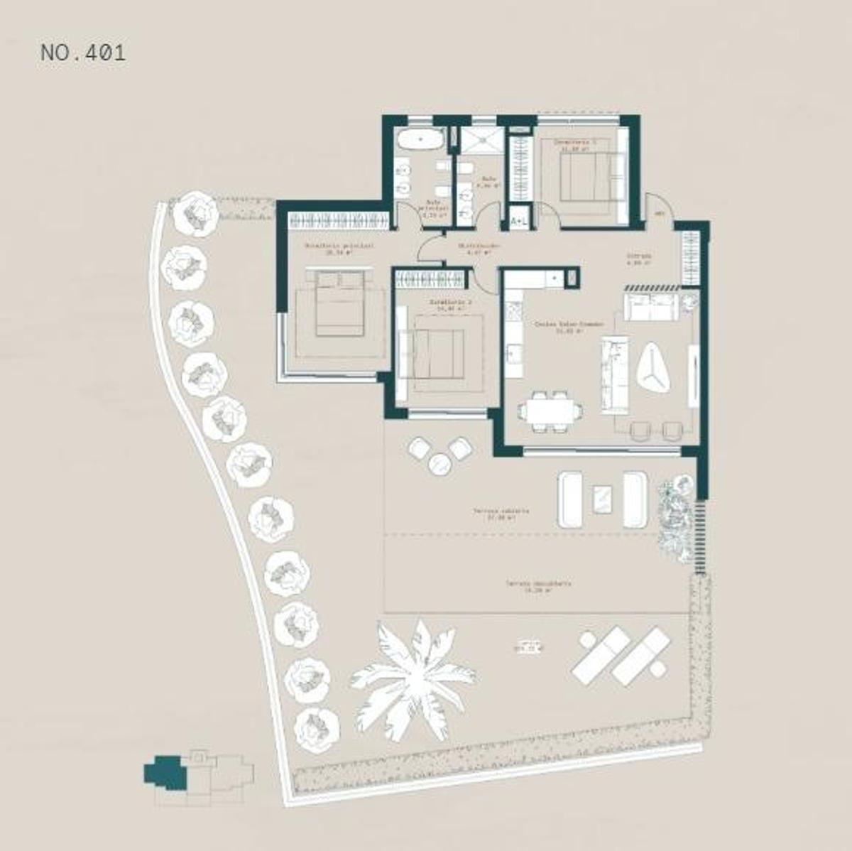 3 Bed, 2 Bath, ApartmentFor Sale, Mijas, Costa del Sol