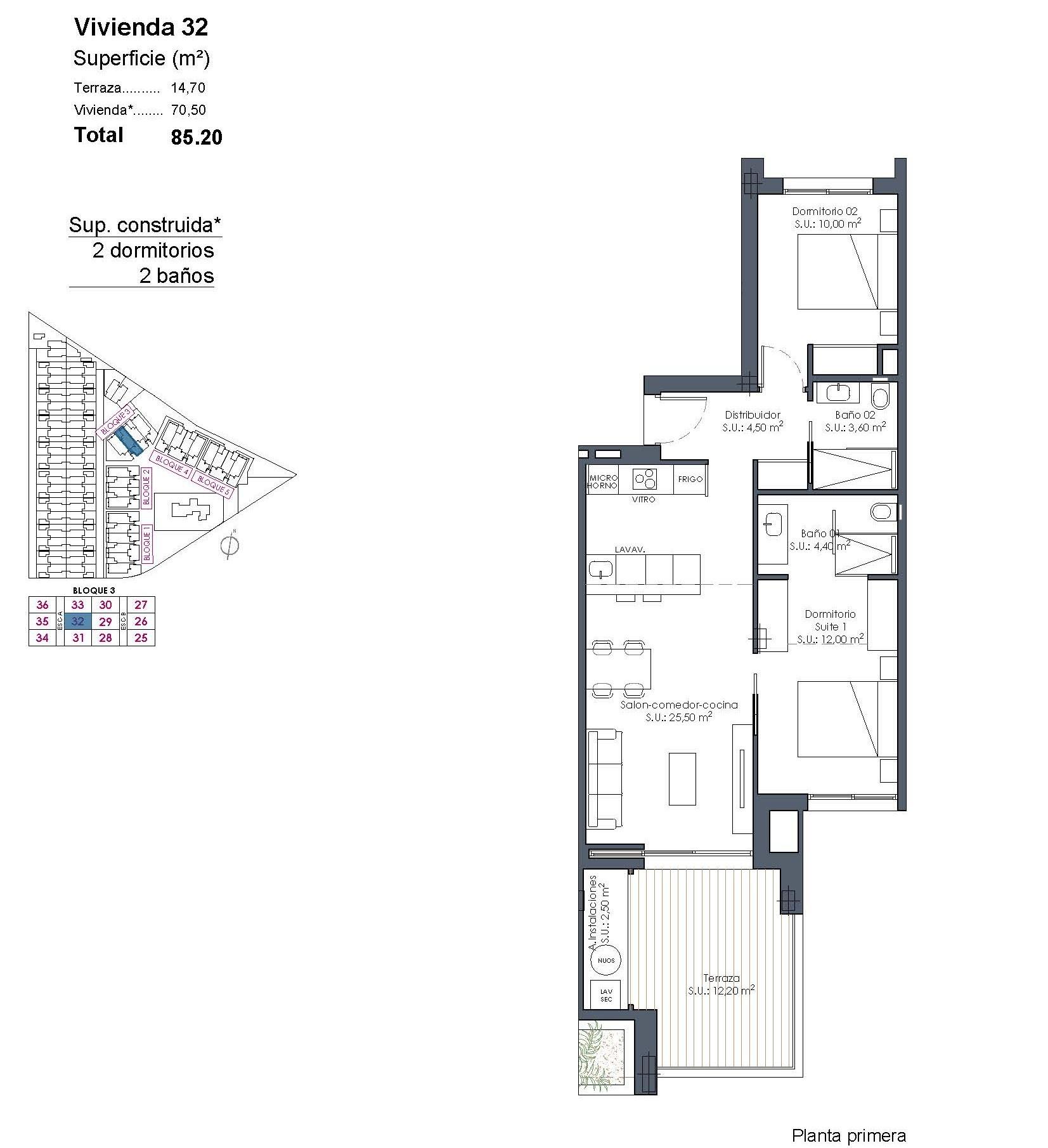 2 Bed, 2 Bath, ApartmentFor Sale, Los Alcazares, Murcia