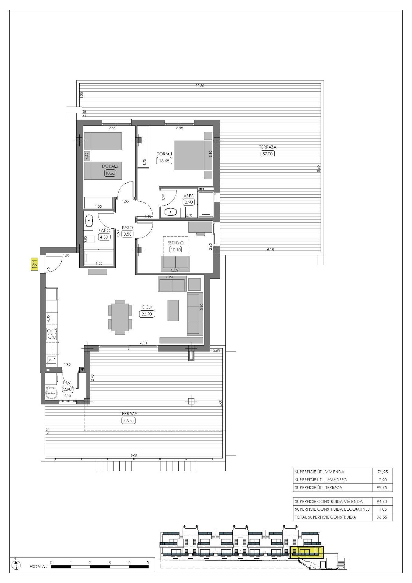 3 Bed, 2 Bath, HouseFor Sale, Algorfa, Alicante