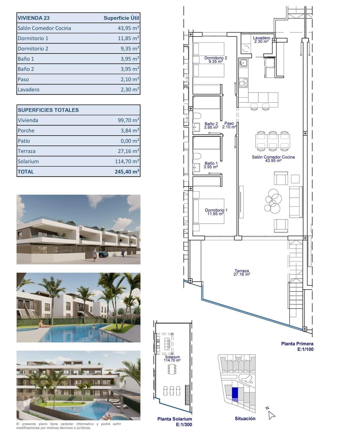 2 Bed, 2 Bath, HouseFor Sale, Pilar De La Horadada, Alicante