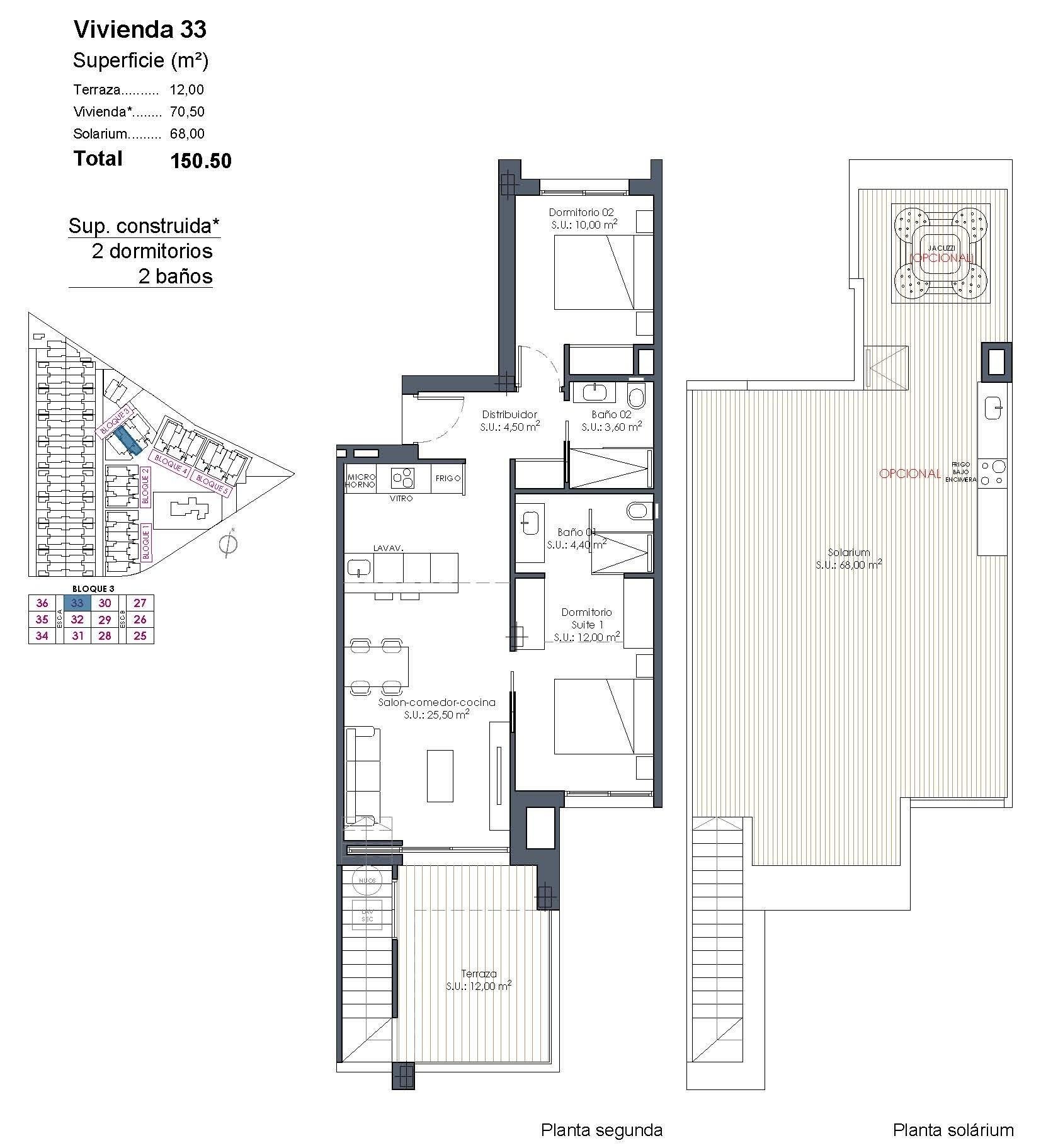 2 Bed, 2 Bath, ApartmentFor Sale, Los Alcazares, Murcia