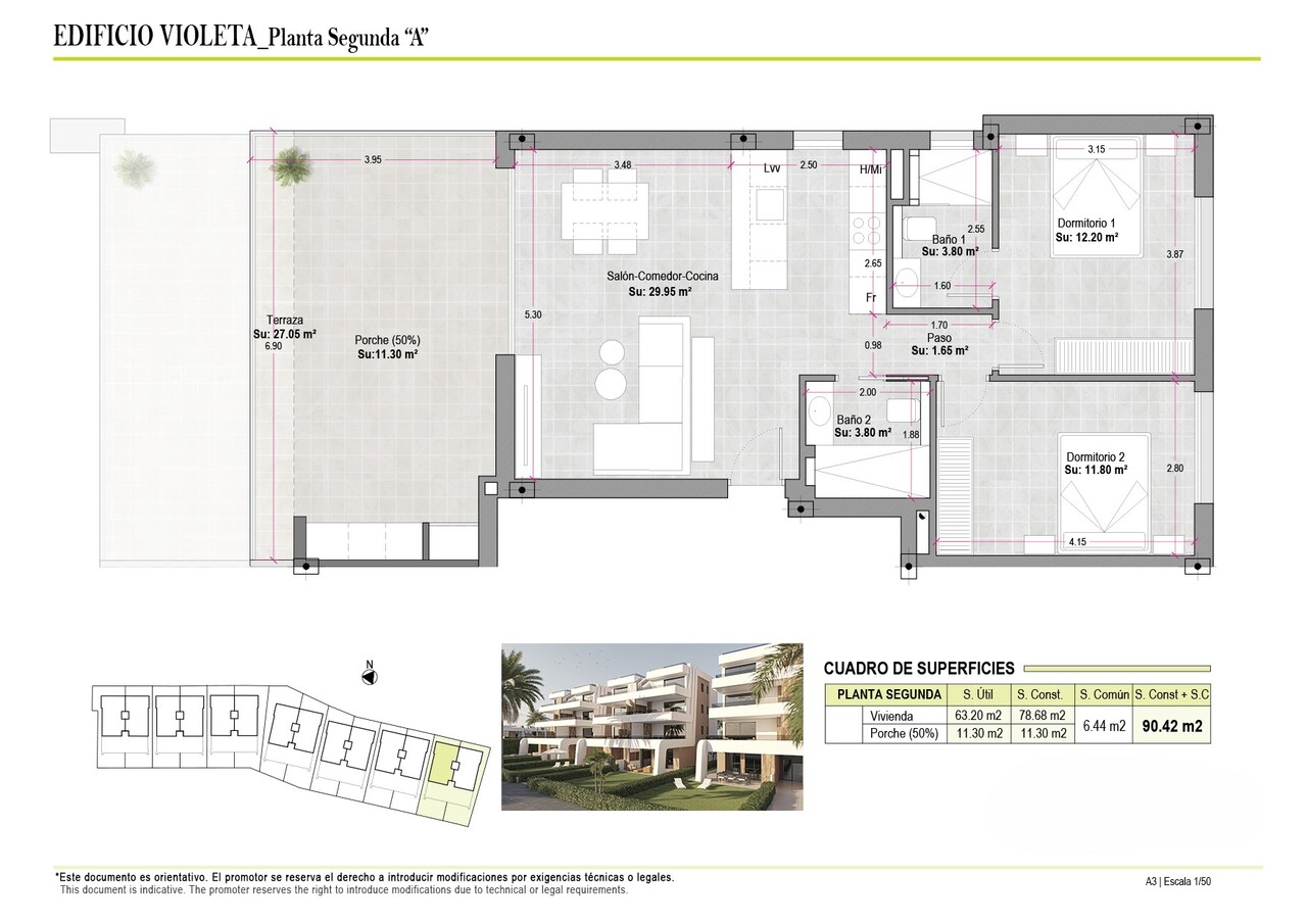 2 Bed, 2 Bath, ApartmentFor Sale, Condado de Alhama Golf Resort, Murcia