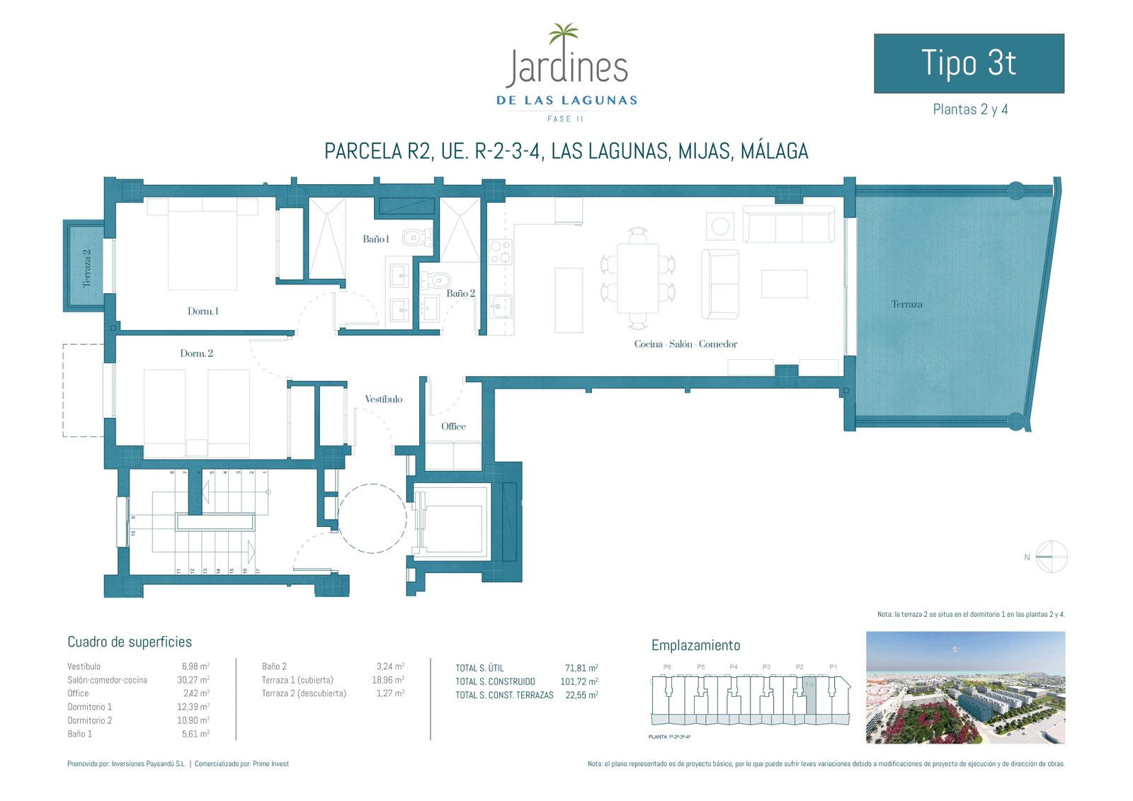 3 Bed, 2 Bath, ApartmentFor Sale, Fuengirola, Malaga