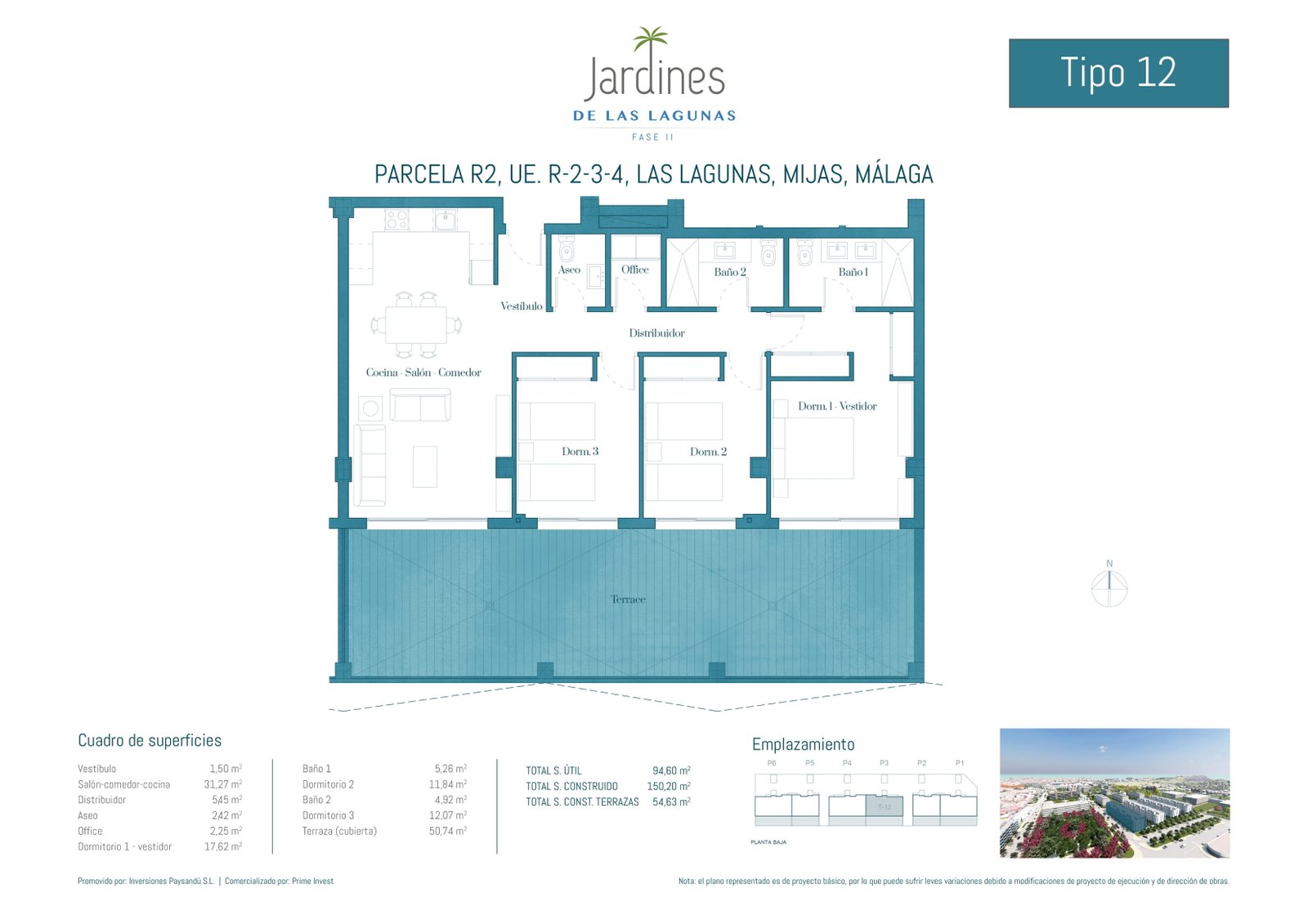 3 Bed, 2 Bath, ApartmentFor Sale, Fuengirola, Malaga