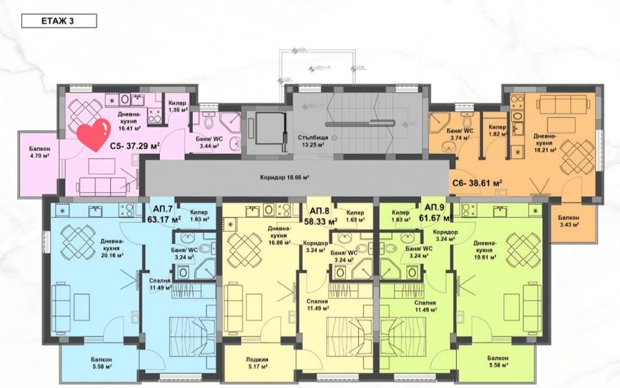 1 Bath, ApartmentFor Sale, Sunny Beach