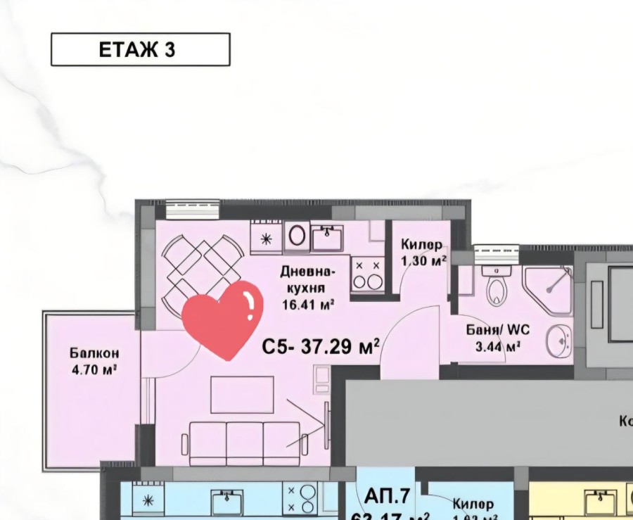 1 Bath, ApartmentFor Sale, Sunny Beach