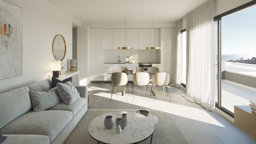 3 Bed, 2 Bath, ApartmentFor Sale, Manilva, Malaga