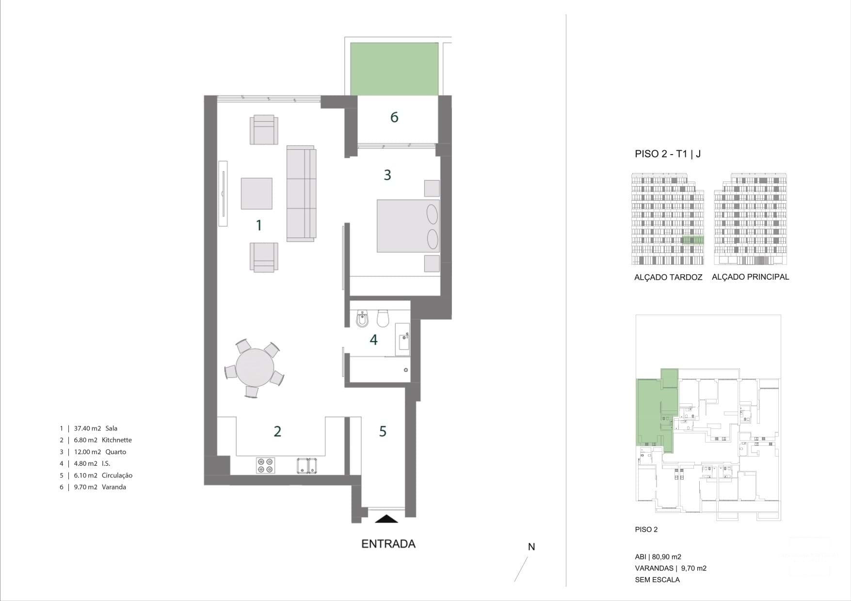 1 Bed, 1 Bath, ApartmentFor Sale, Lisboa, Lisboa, 1700-069