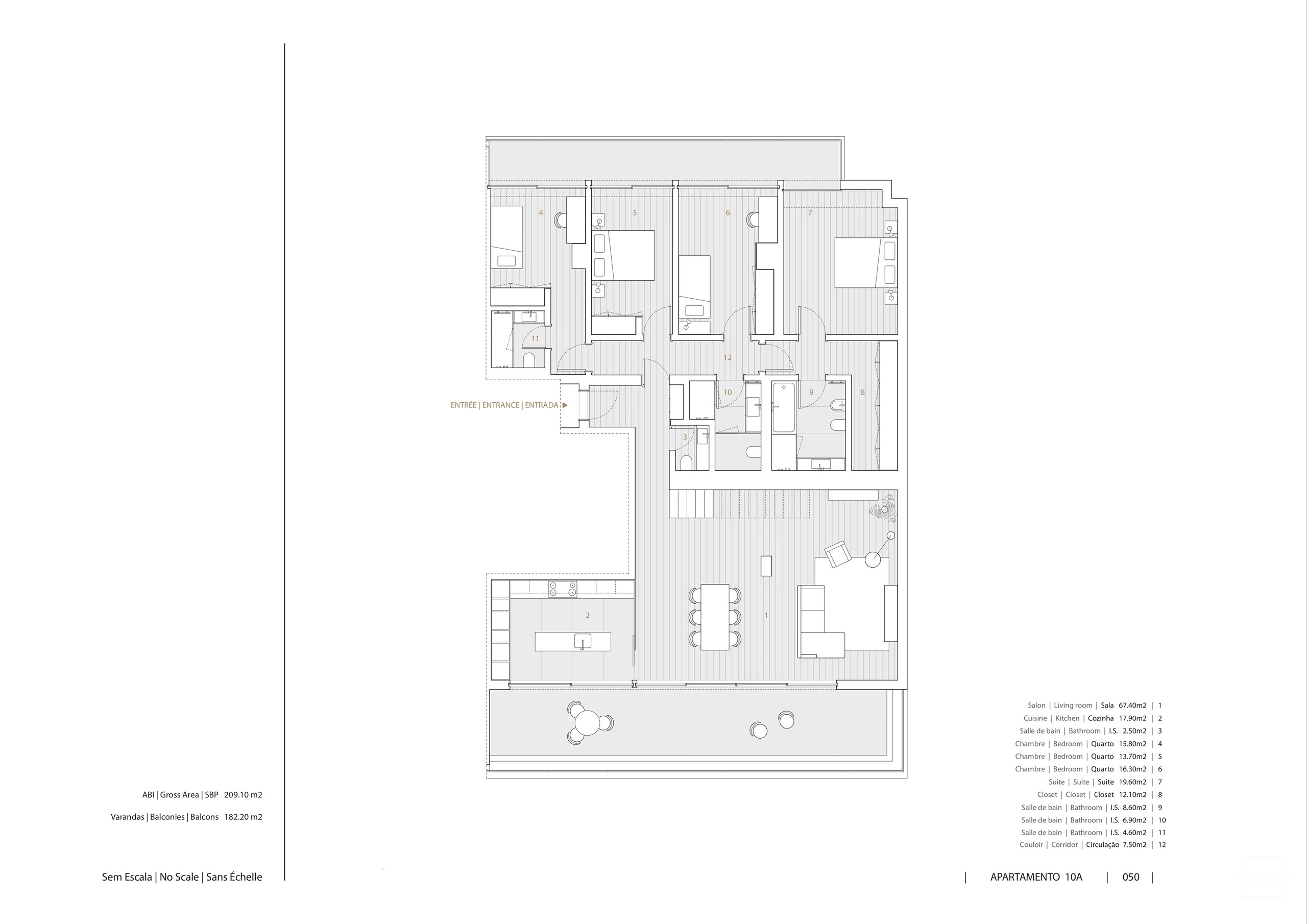 4 Bed, 3 Bath, ApartmentFor Sale, Lisboa, Lisboa, 1050-063
