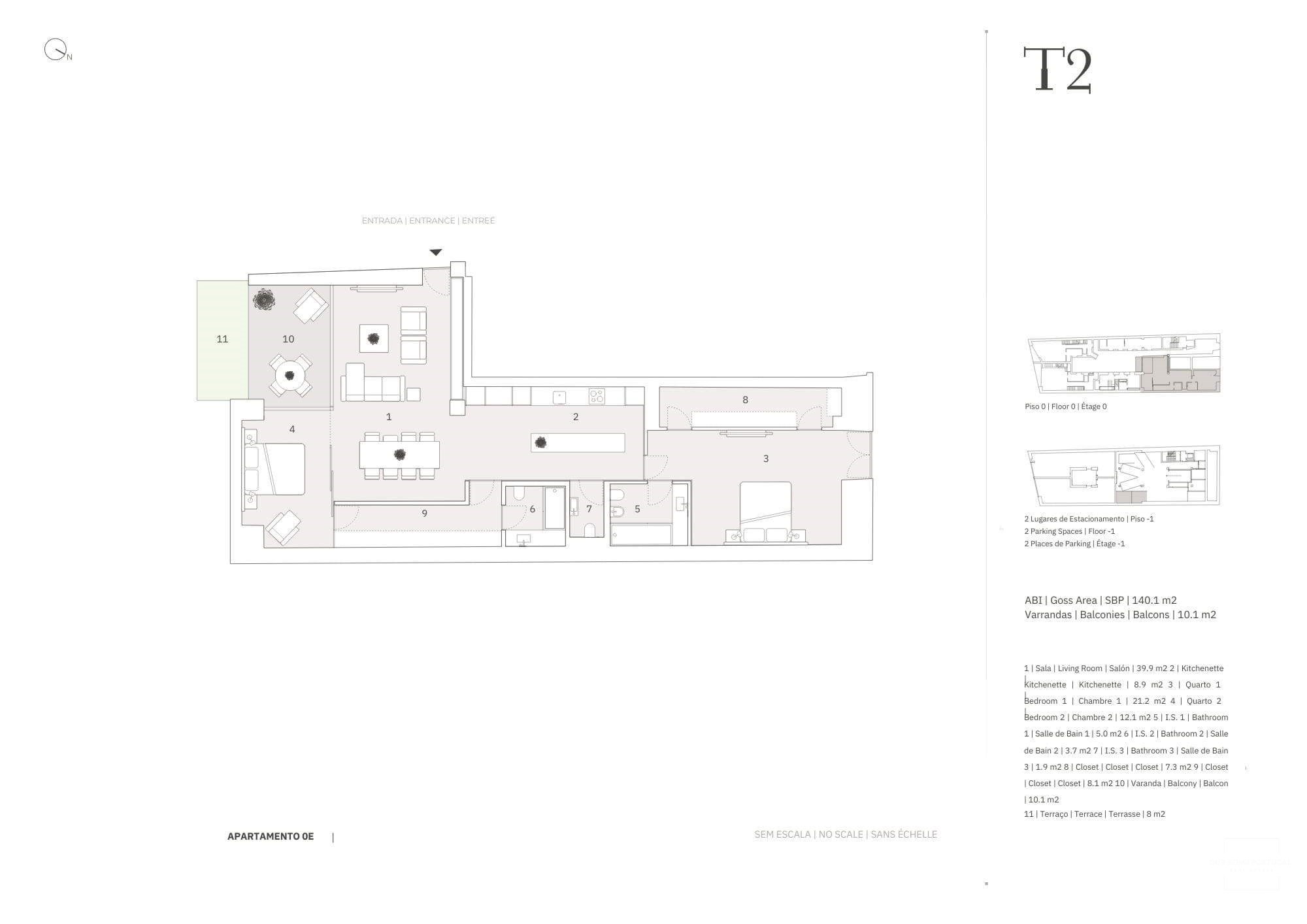 2 Bed, 3 Bath, ApartmentFor Sale, Lisboa, Lisboa, 1200-808