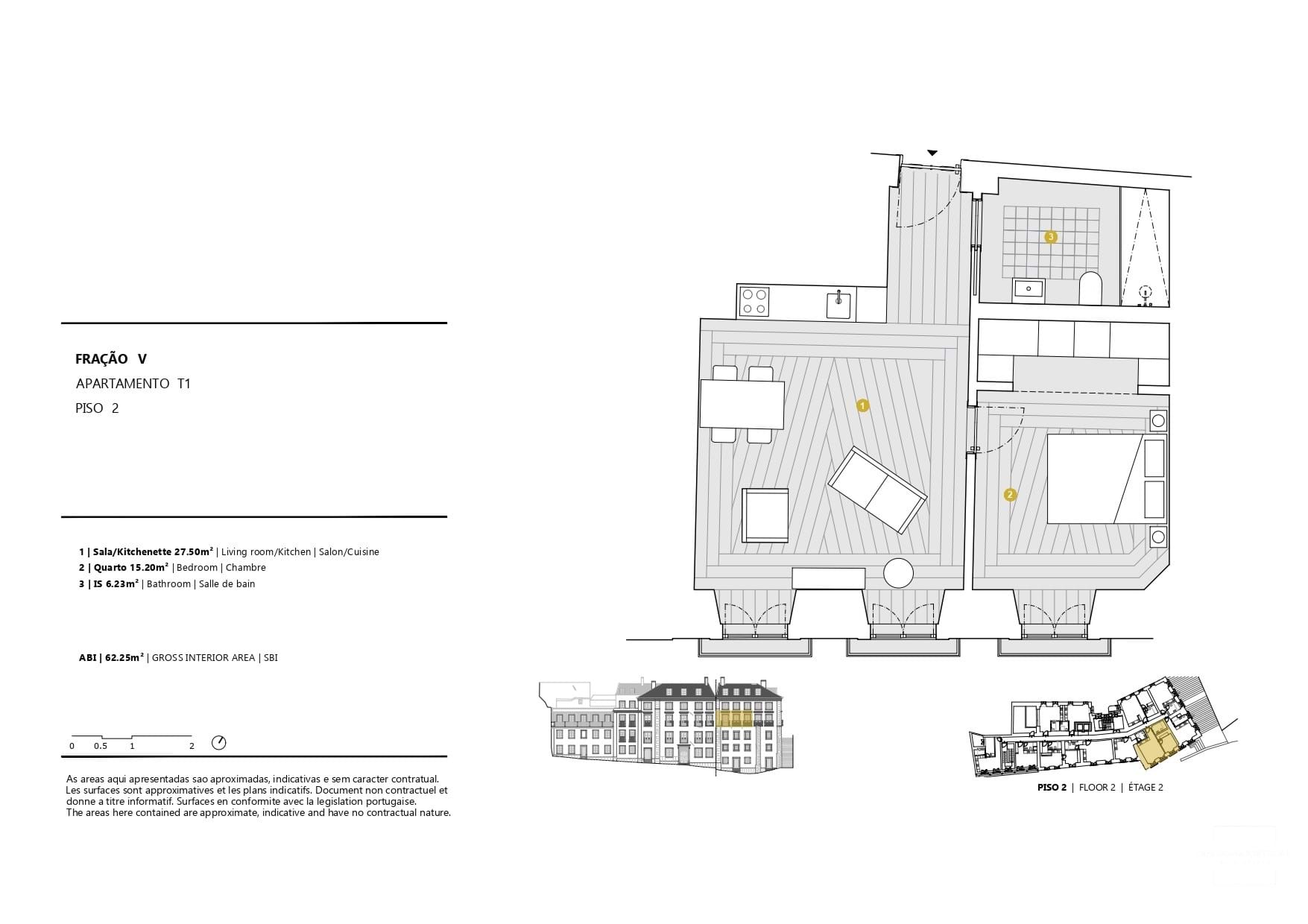 1 Bed, 1 Bath, ApartmentFor Sale, Lisboa, Lisboa, 1150-320