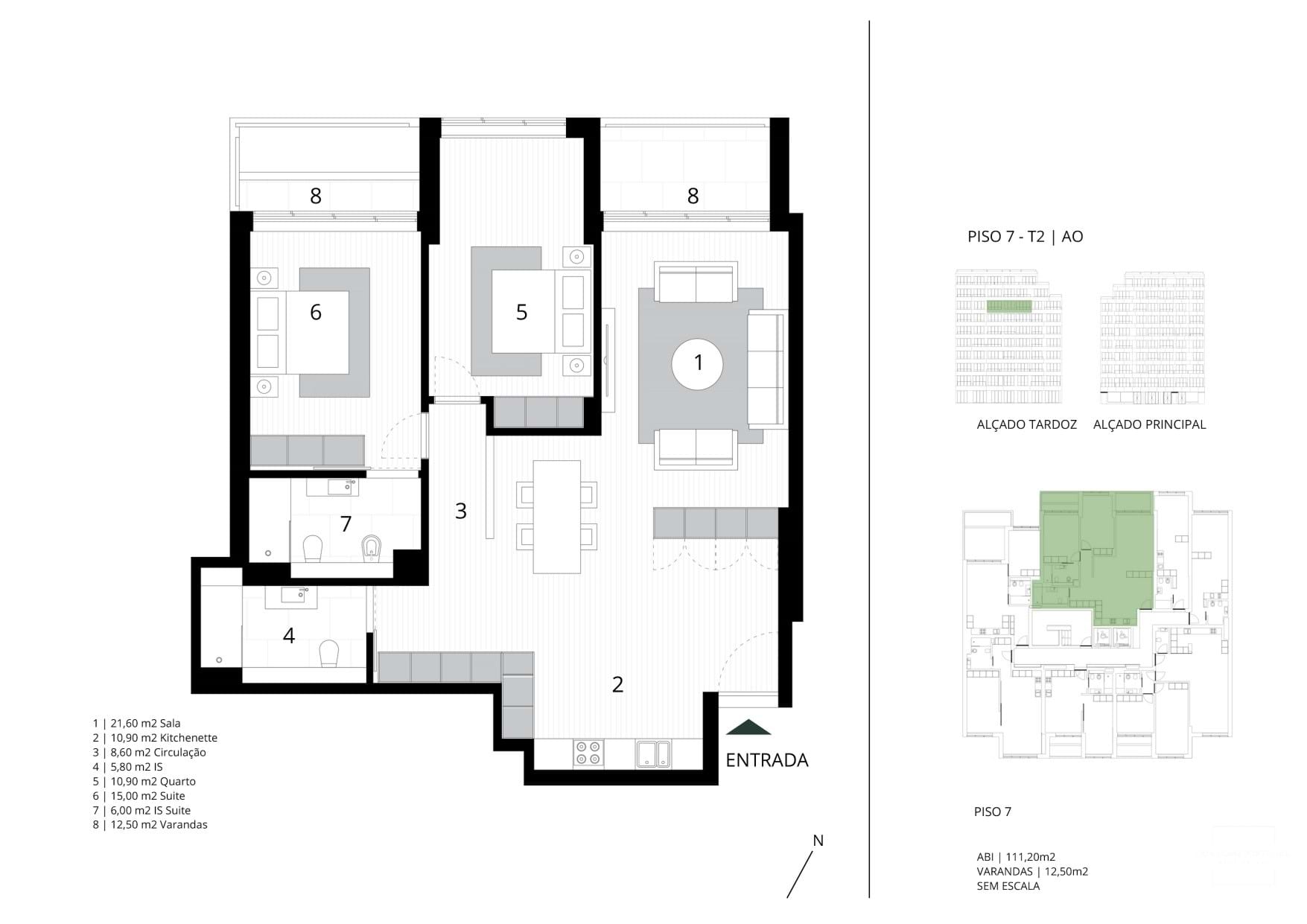 2 Bed, 2 Bath, ApartmentFor Sale, Lisboa, Lisboa, 1700-066