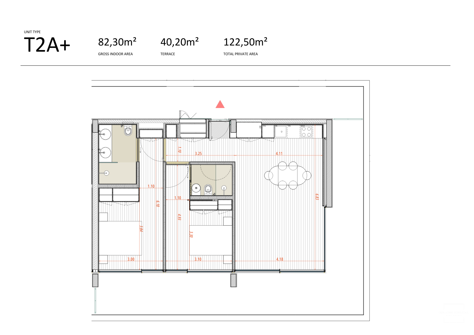 2 Bed, 2 Bath, ApartmentFor Sale, Lagoa, Faro, 8400-550