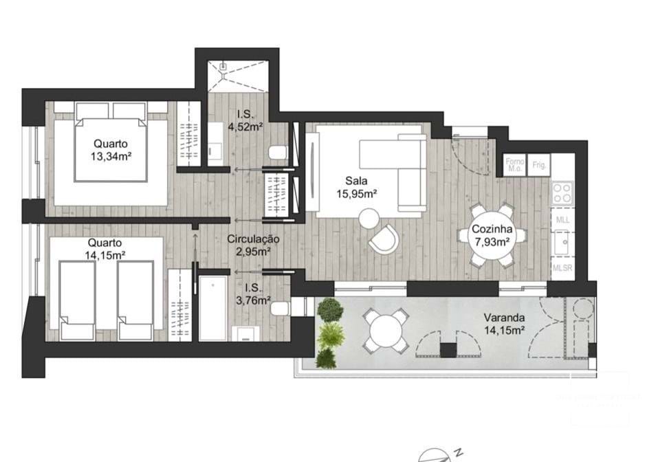 2 Bed, 2 Bath, ApartmentFor Sale, Loulé, Faro, 8135-100