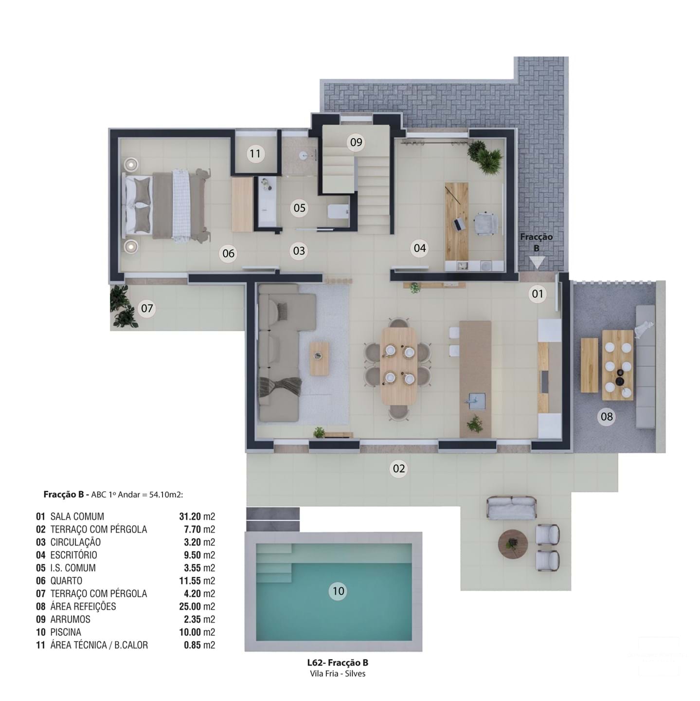 3 Bed, 2 Bath, HouseFor Sale, Silves, Faro, 8300-043