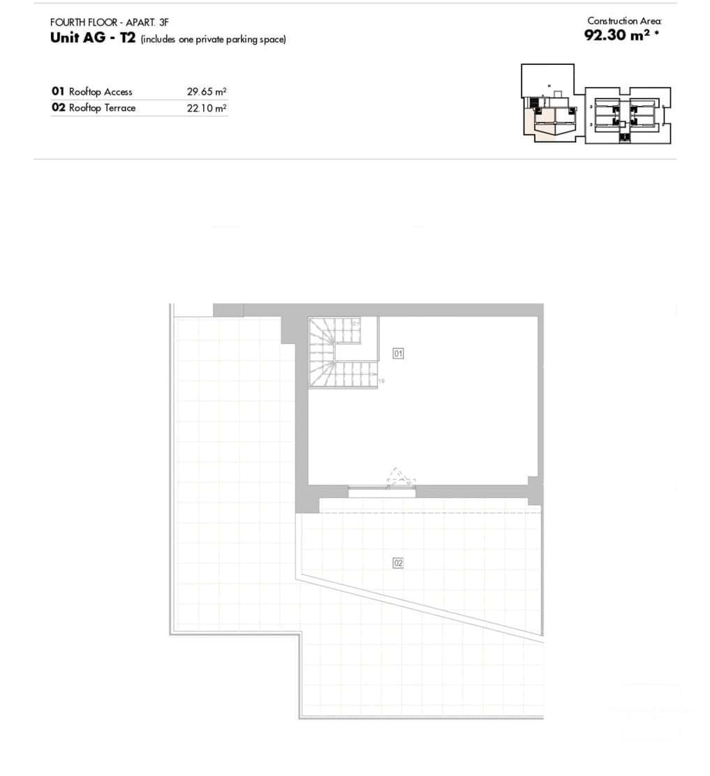 2 Bed, 2 Bath, ApartmentFor Sale, Lagos, Faro, 8600-513