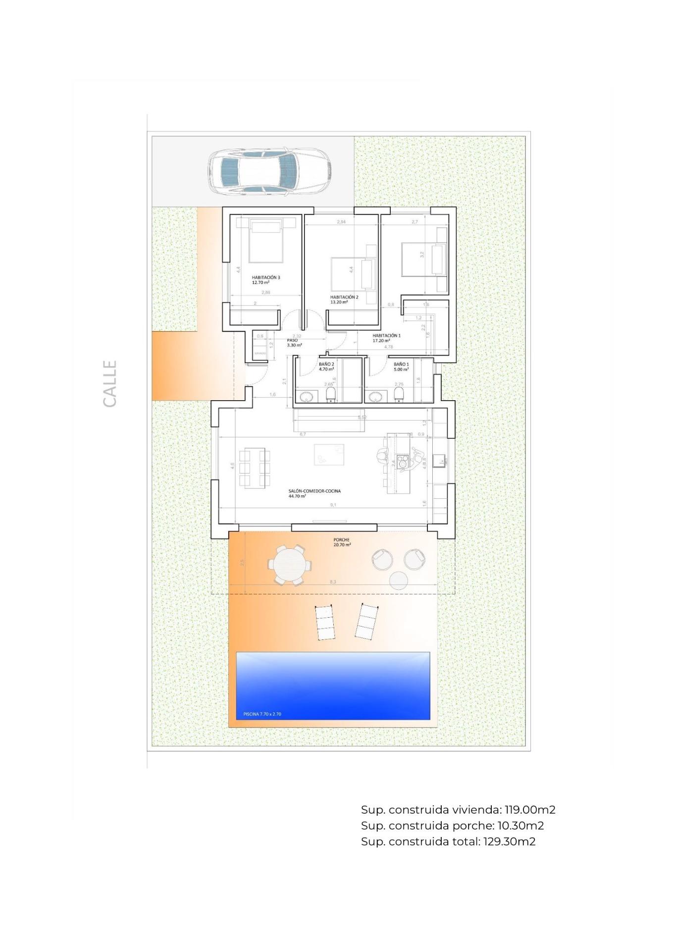 3 Bed, 2 Bath, HouseFor Sale, Monforte Del Cid, Costa Blanca