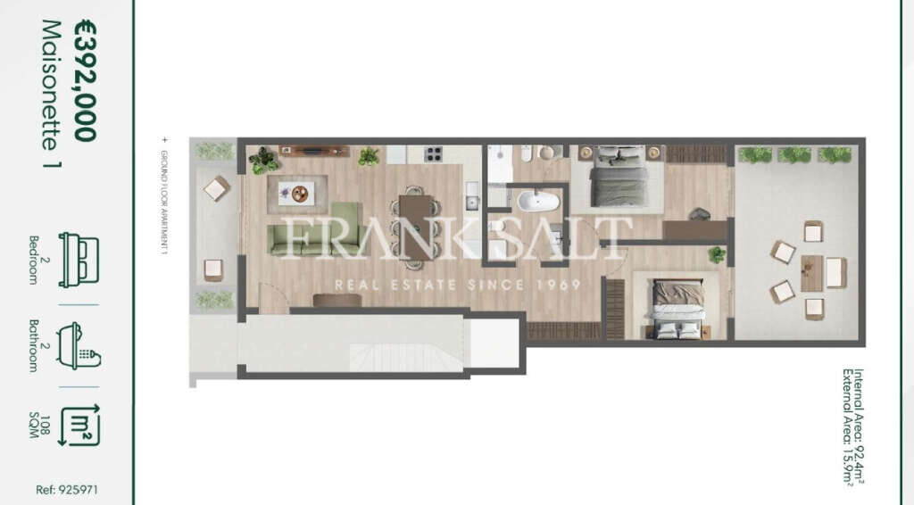 Mellieha, 2 Bedrooms Bedrooms, ,2 BathroomsBathrooms,For Sale,FRSA-925971