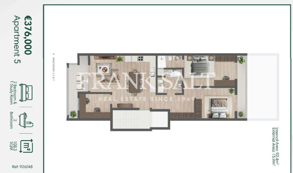 Mellieha, 3 Bedrooms Bedrooms, ,2 BathroomsBathrooms,For Sale,FRSA-926048