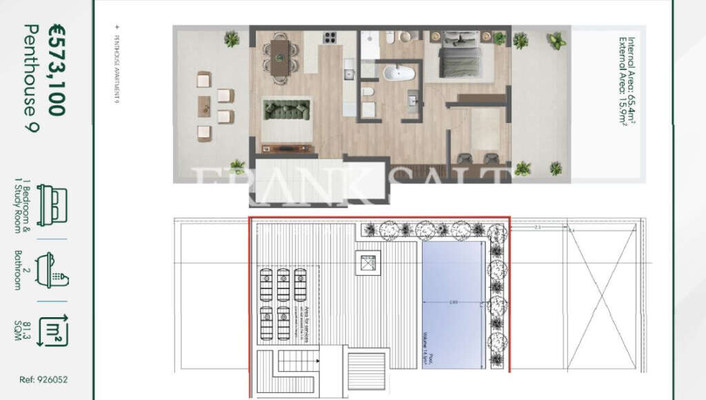 Mellieha, 2 Bedrooms Bedrooms, ,2 BathroomsBathrooms,For Sale,FRSA-926052