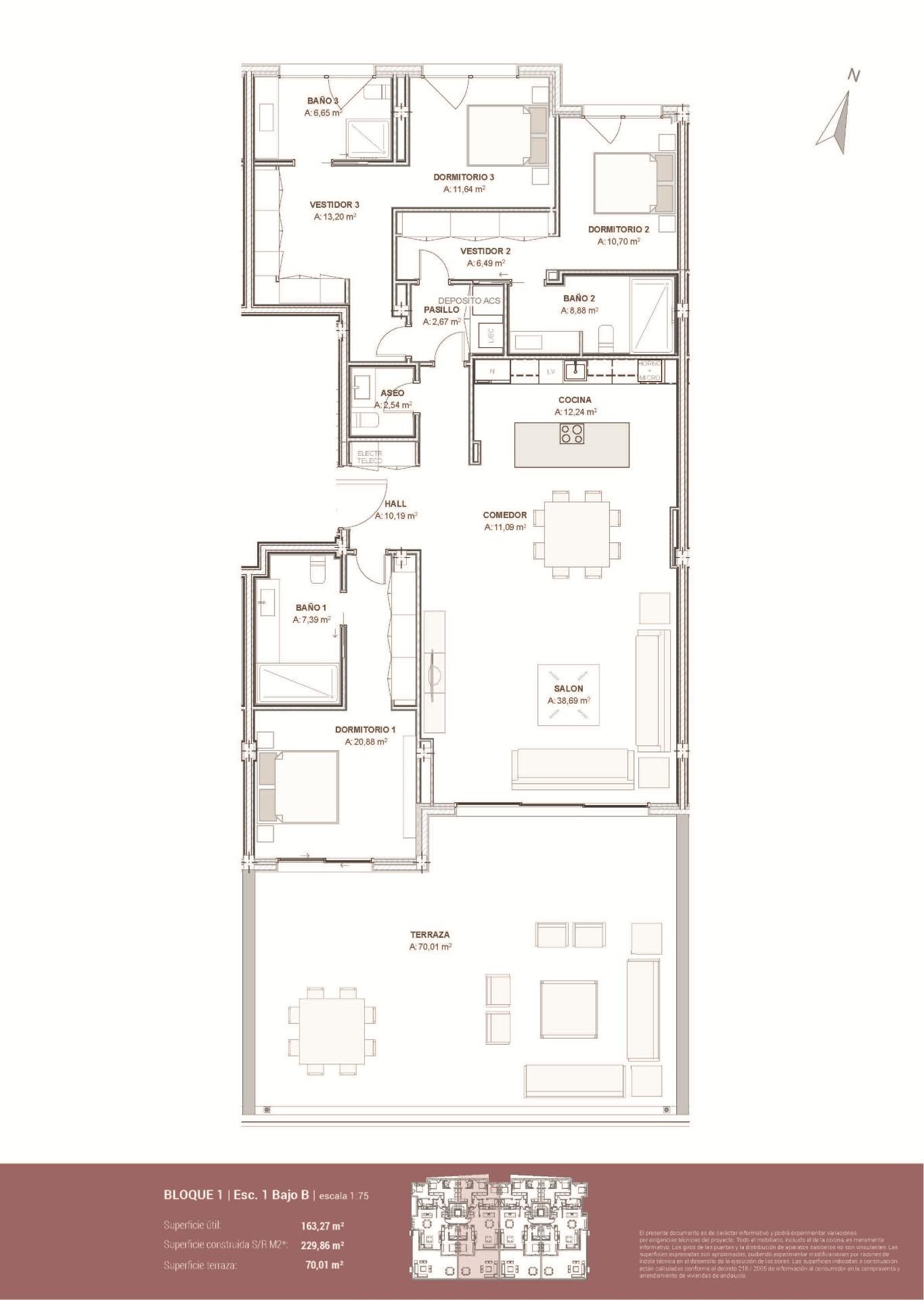3 Bed, 3 Bath, ApartmentFor Sale, Estepona, Malaga