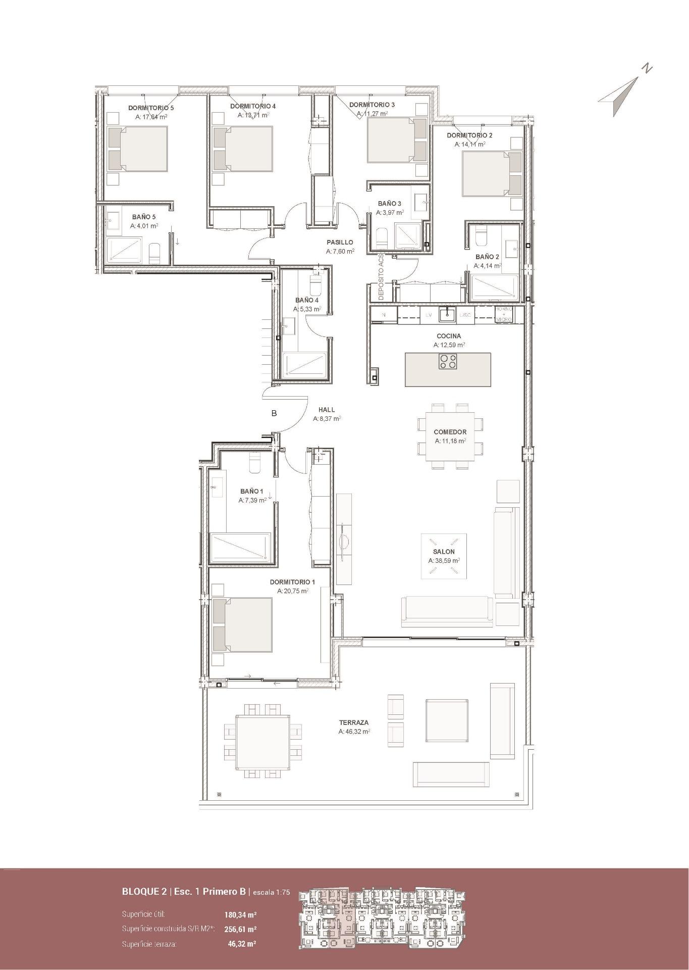 5 Bed, 5 Bath, ApartmentFor Sale, Estepona, Malaga