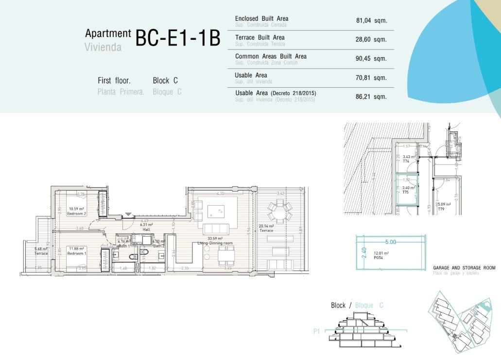 2 Bed, 2 Bath, ApartmentFor Sale, Estepona, Malaga