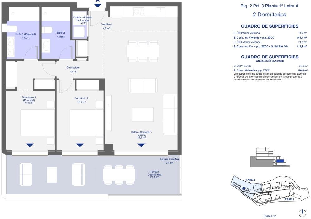 2 Bed, 2 Bath, ApartmentFor Sale, San Roque, Cadiz