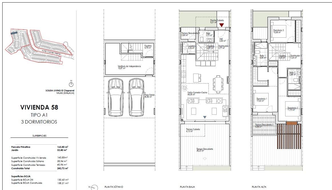 3 Bed, 3 Bath, HouseFor Sale, Mijas, Malaga