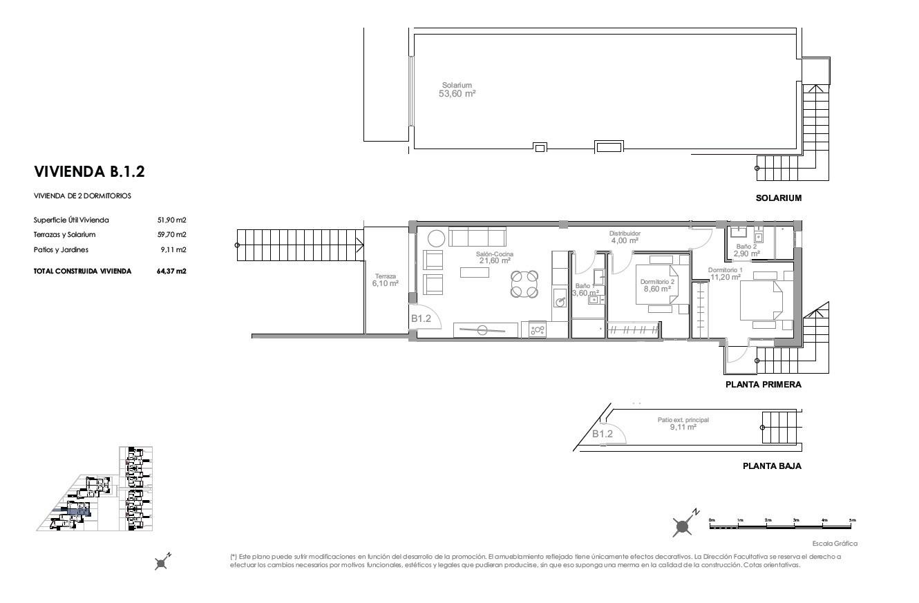 2 Bed, 2 Bath, HouseFor Sale, Puerto de Mazarron, Murcia