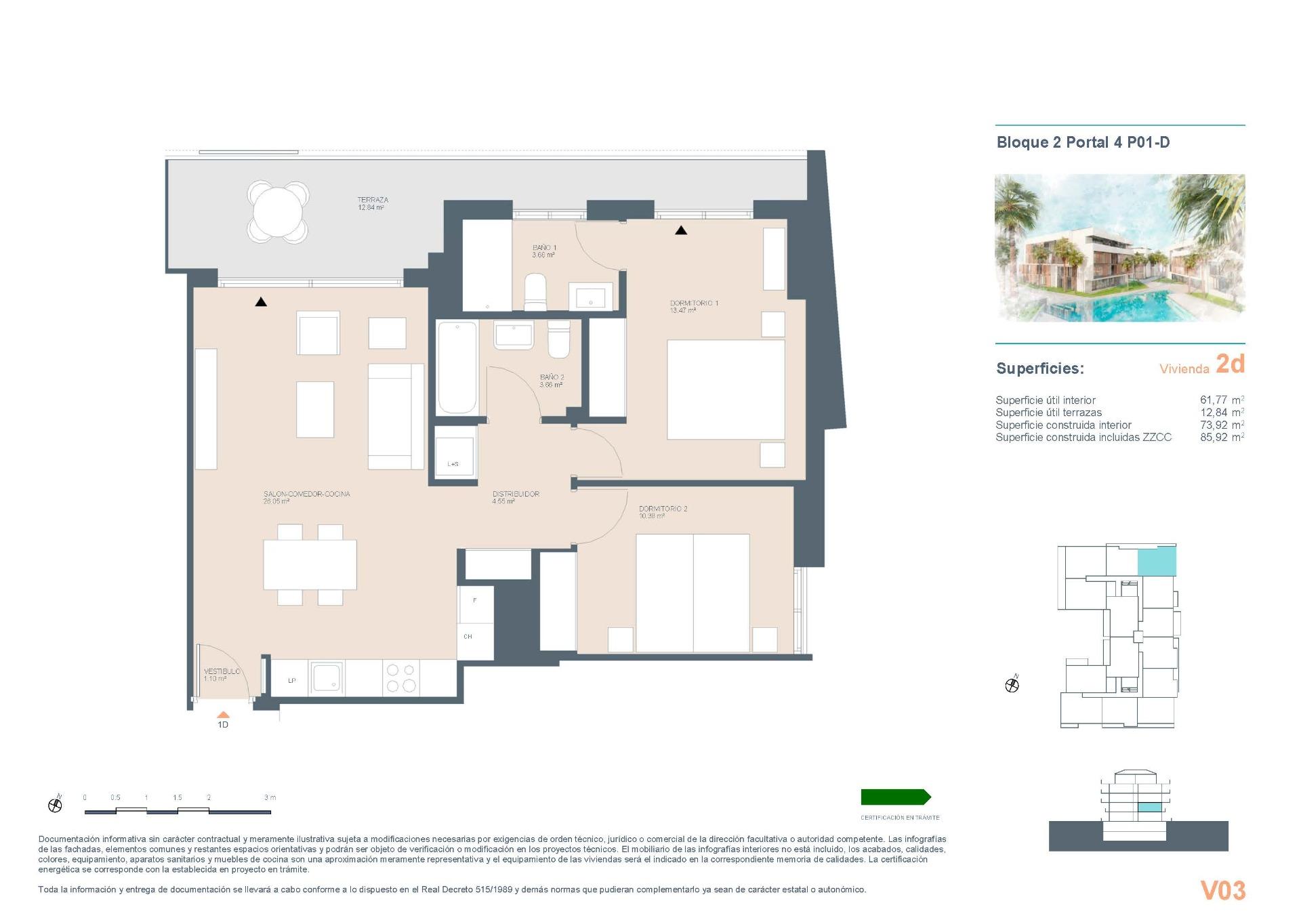 2 Bed, 2 Bath, ApartmentFor Sale, Javea Xabia, Alicante