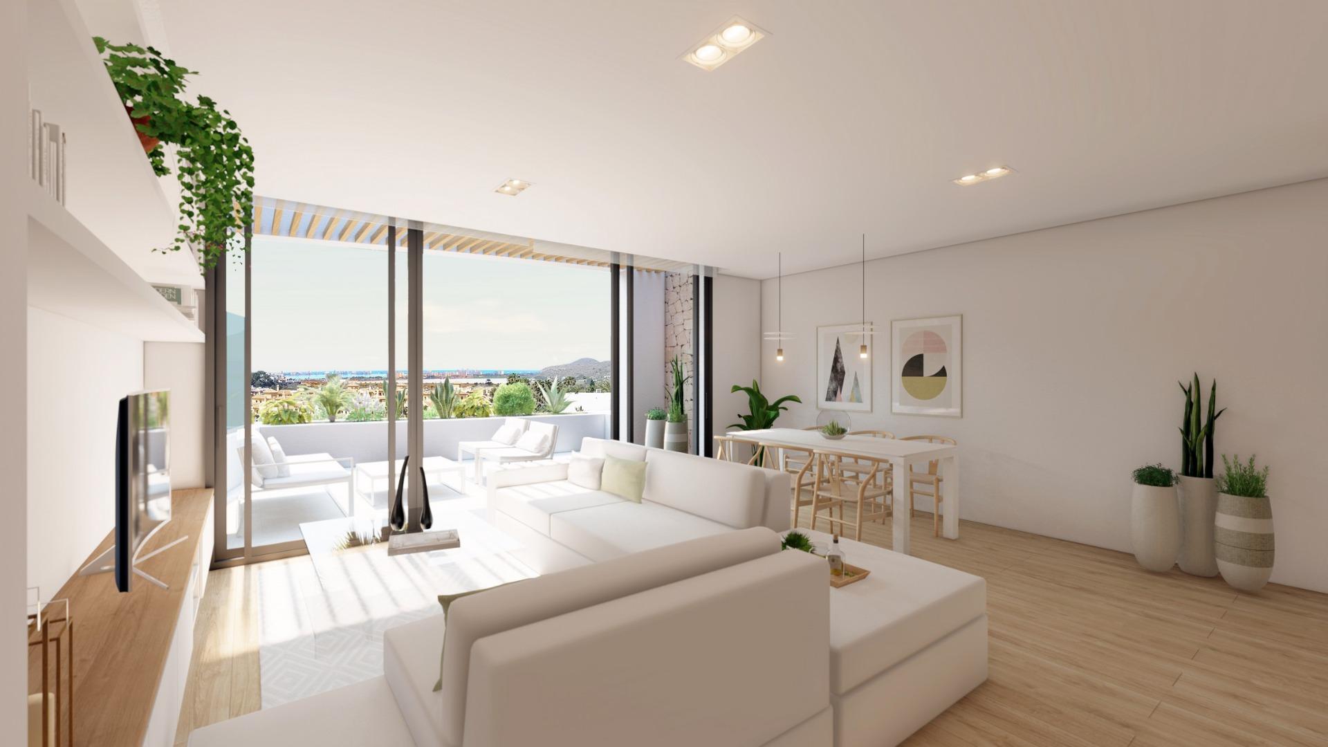 3 Bed, 2 Bath, ApartmentFor Sale, La Manga Club, Murcia