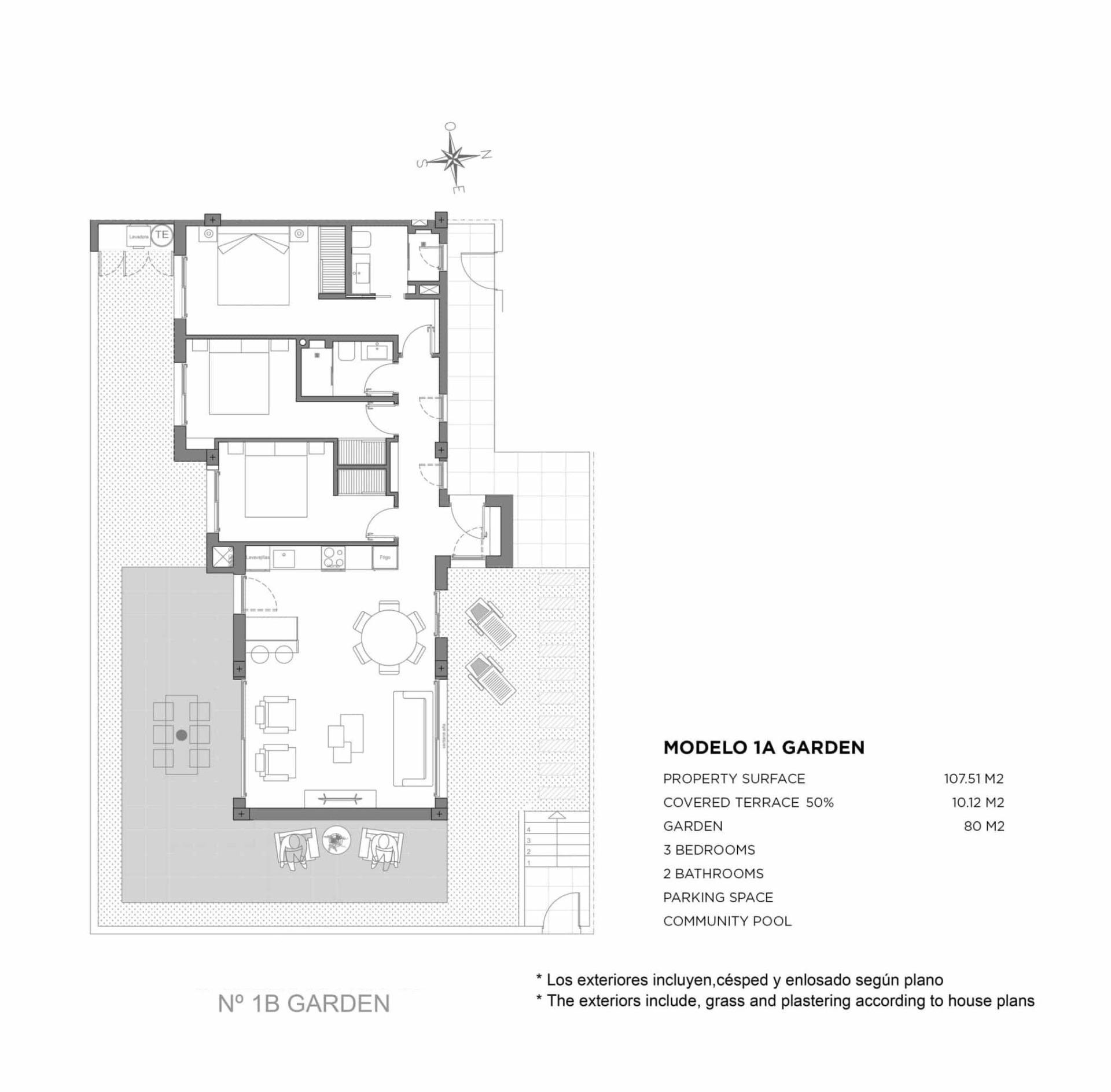 3 Bed, 2 Bath, ApartmentFor Sale, Los Alcazares, Murcia