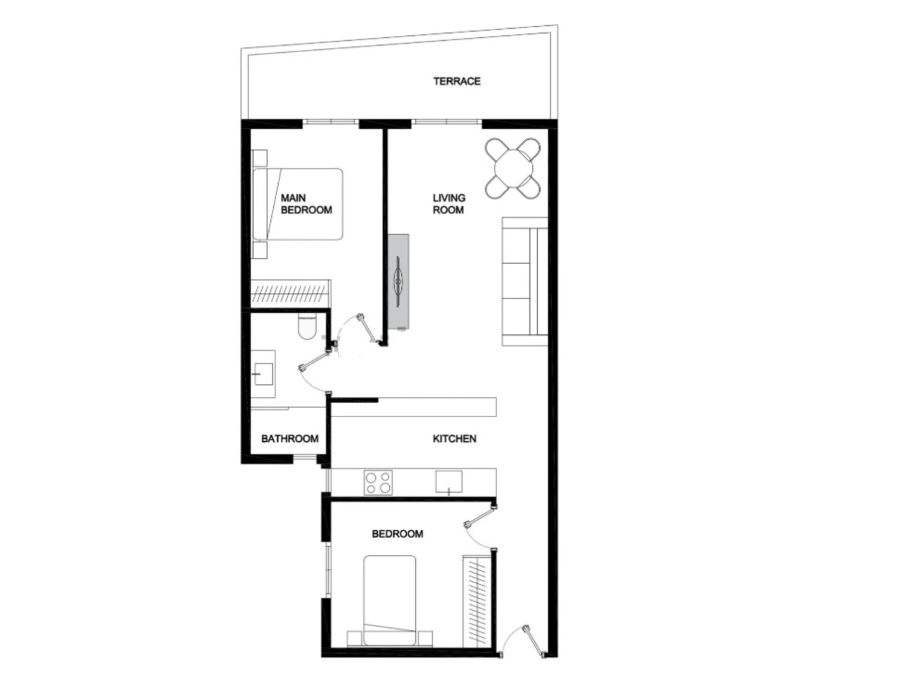 2 Bed, 1 Bath, ApartmentFor Sale, Villamartin, Alicante