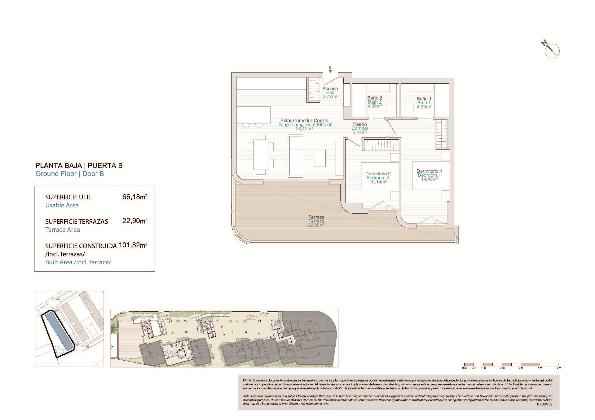 2 Bed, 2 Bath, ApartmentFor Sale, Villajoyosa, Alicante