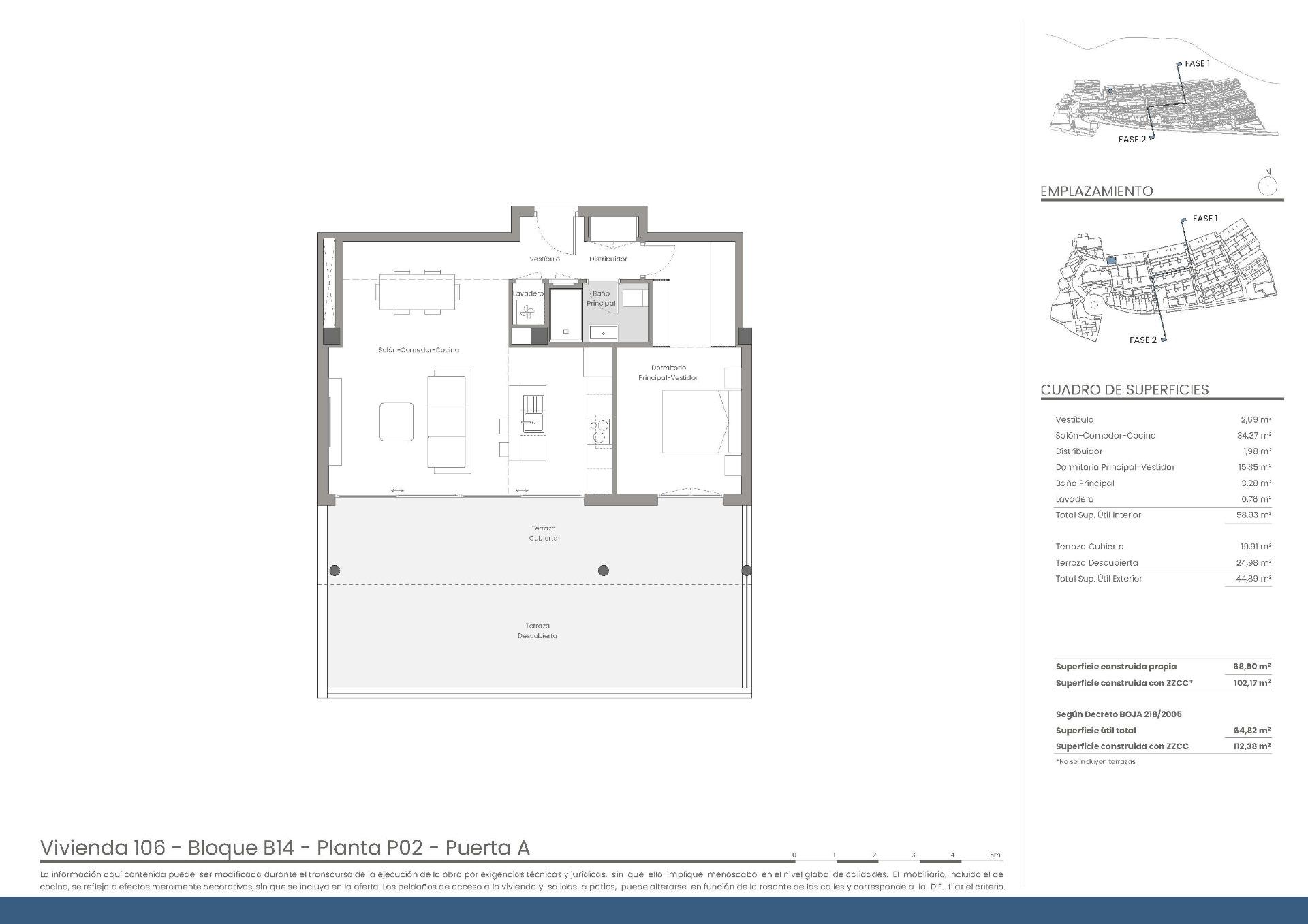 1 Bed, 1 Bath, ApartmentFor Sale, Mojacar, Almería