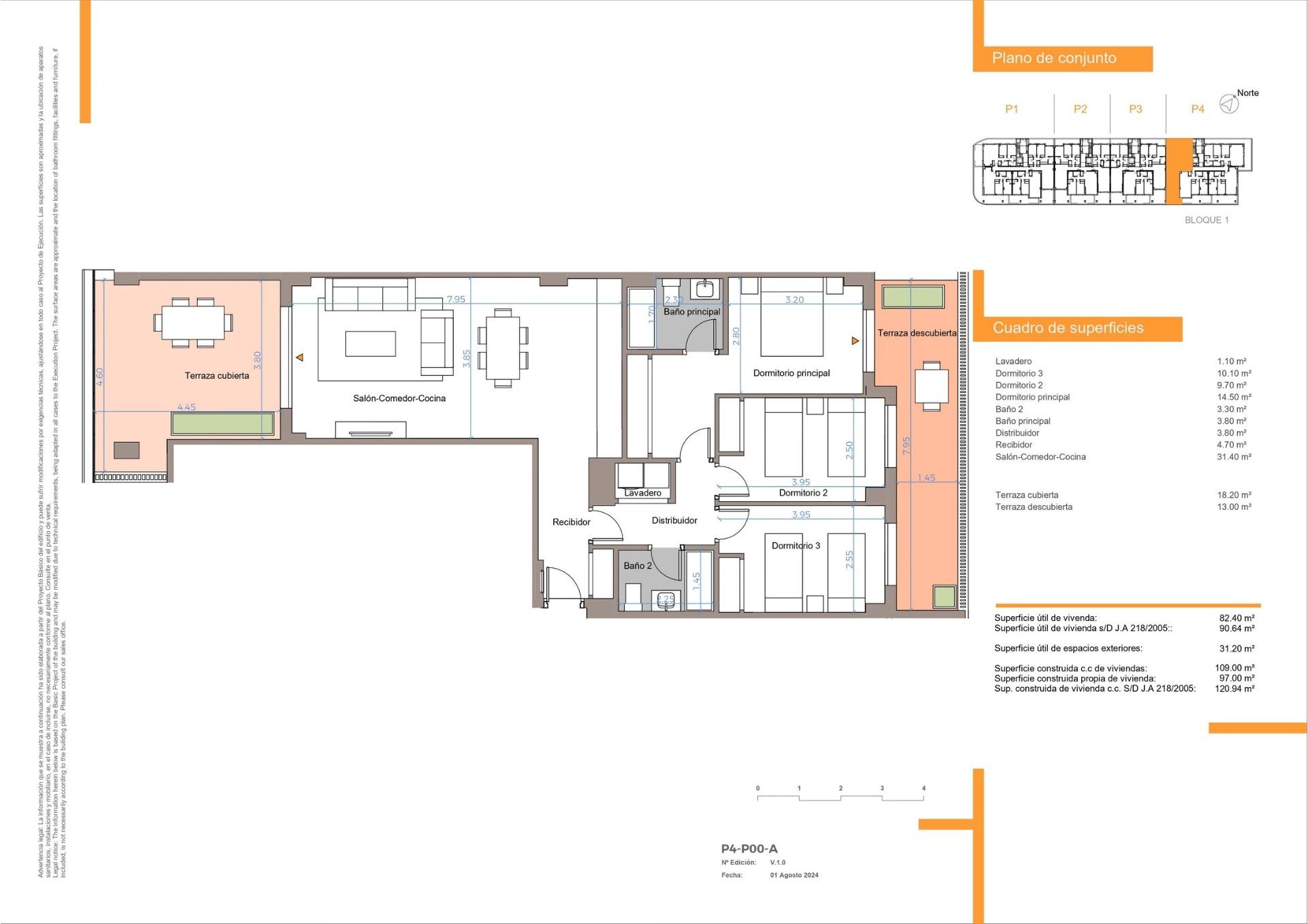 3 Bed, 2 Bath, ApartmentFor Sale, Benalmadena, Malaga