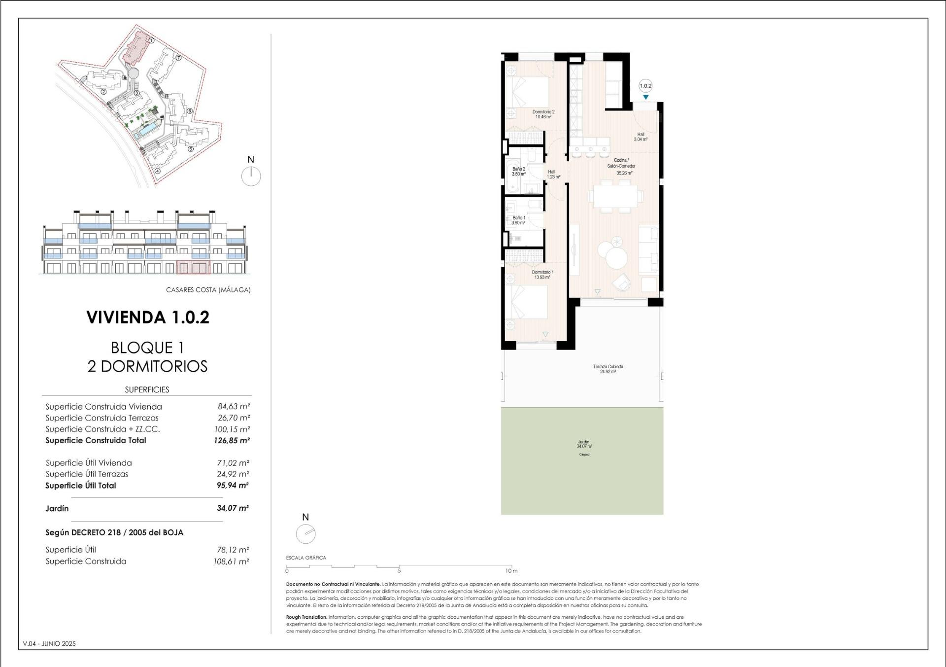 2 Bed, 2 Bath, ApartmentFor Sale, Casares, Malaga