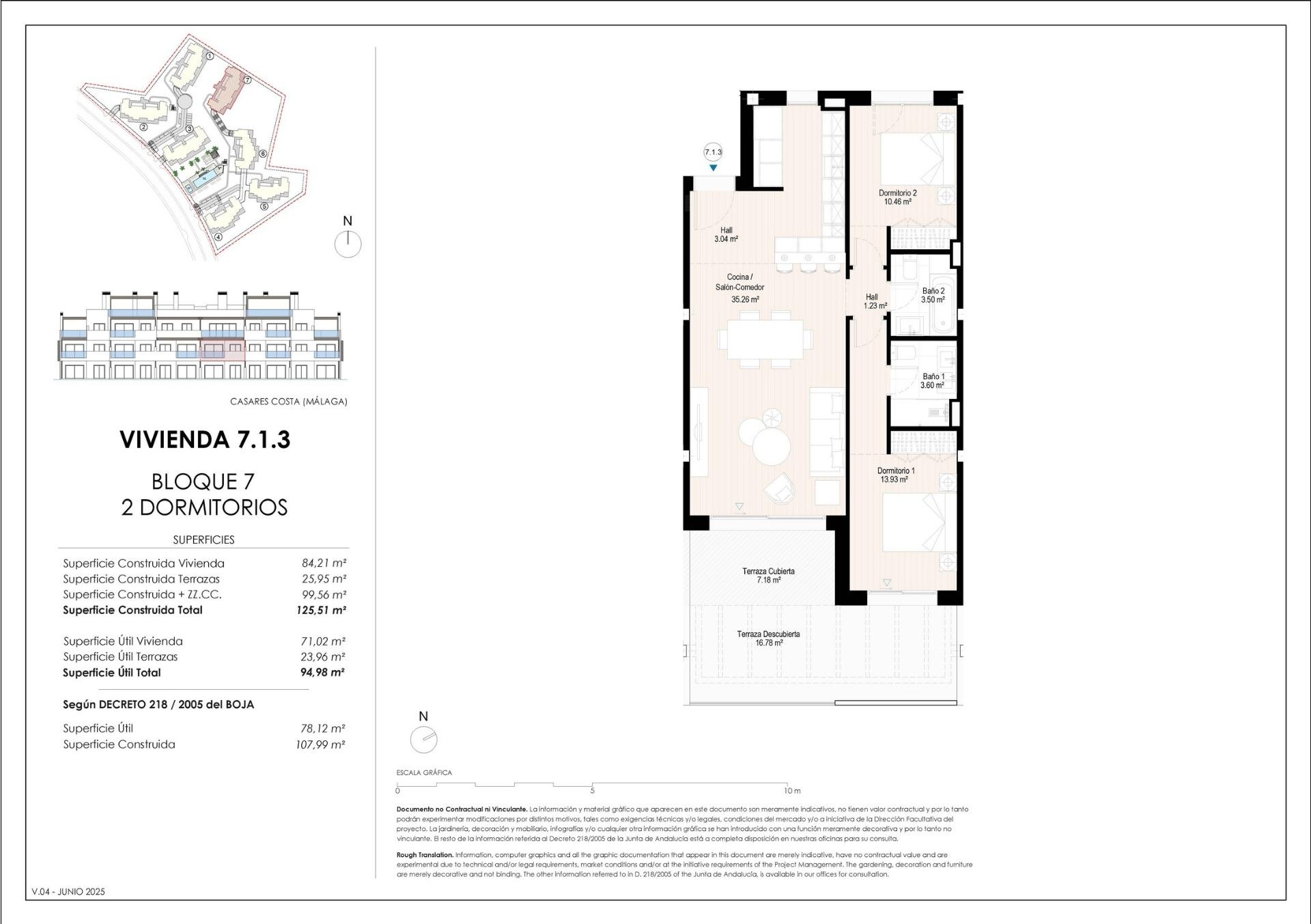 2 Bed, 2 Bath, ApartmentFor Sale, Casares, Malaga