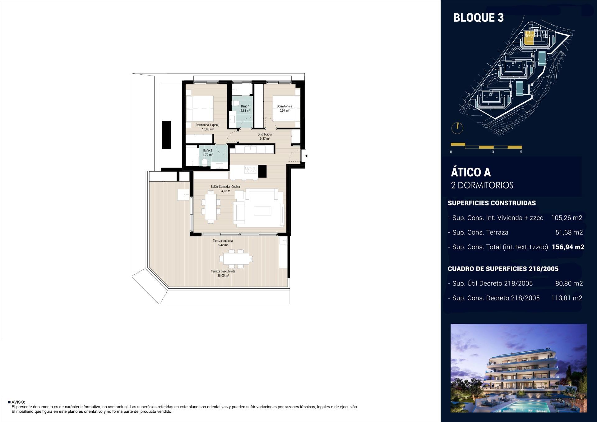 2 Bed, 2 Bath, ApartmentFor Sale, Fuengirola, Malaga