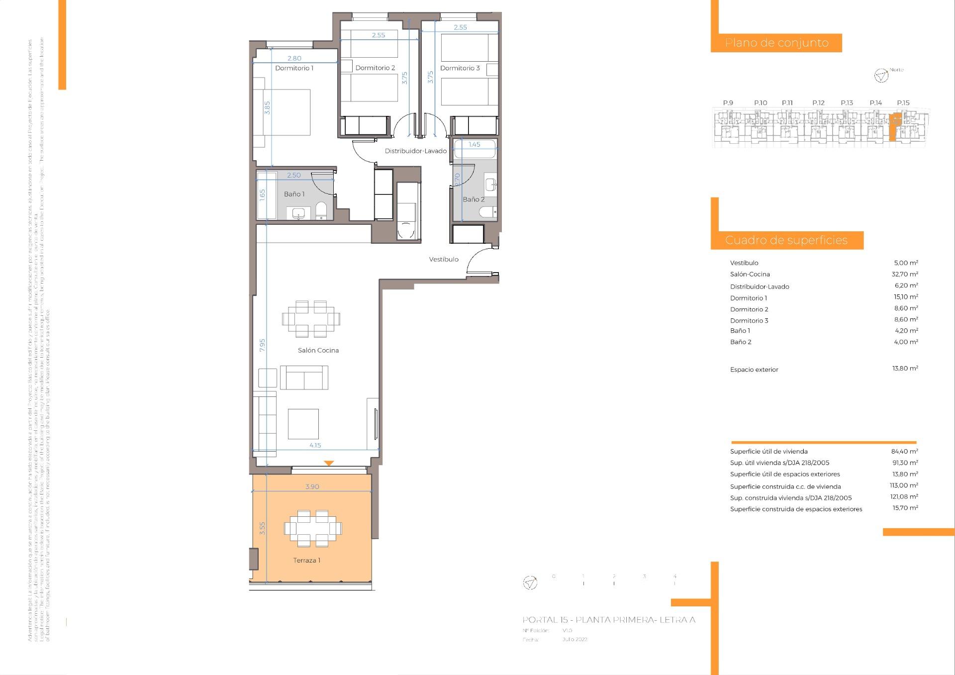 3 Bed, 2 Bath, ApartmentFor Sale, Benalmadena, Malaga