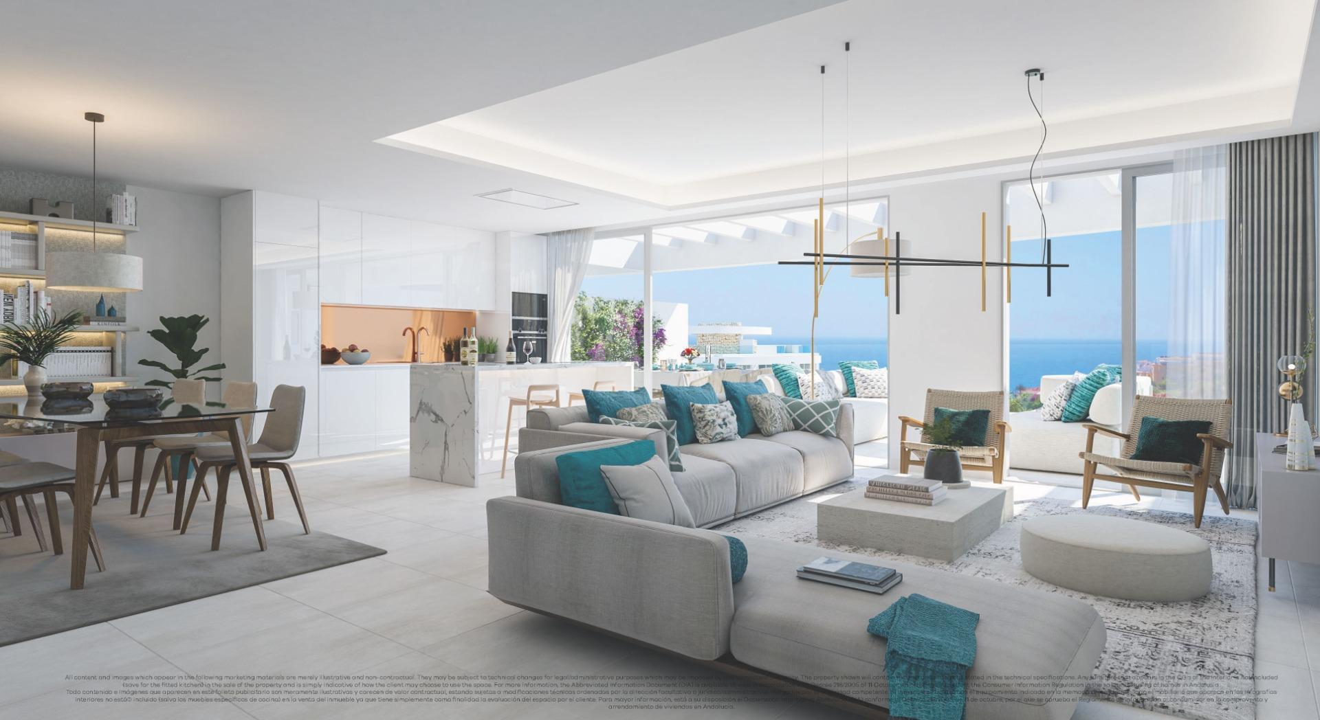 3 Bed, 2 Bath, ApartmentFor Sale, Mijas, Malaga