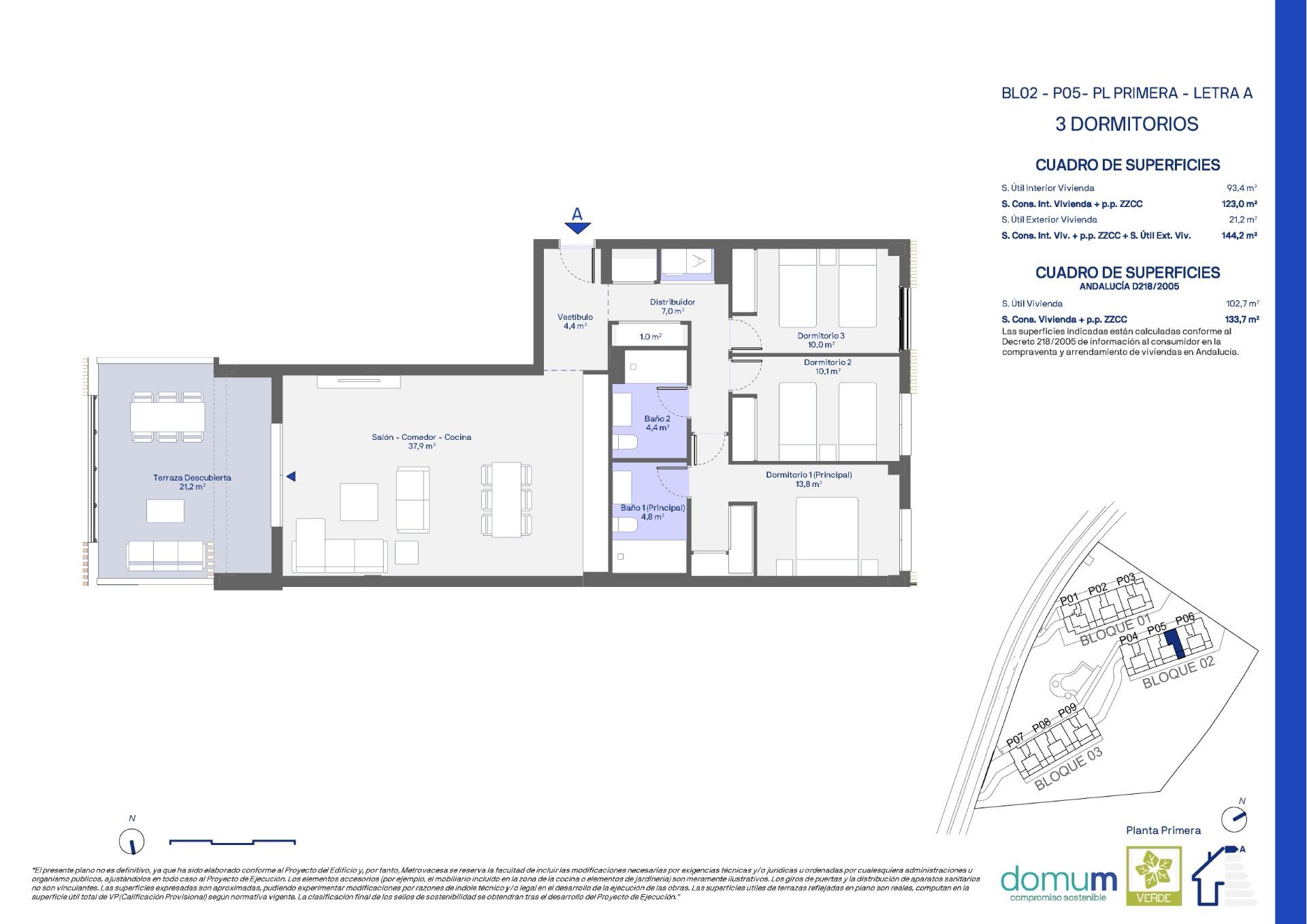 3 Bed, 2 Bath, ApartmentFor Sale, Casares, Malaga