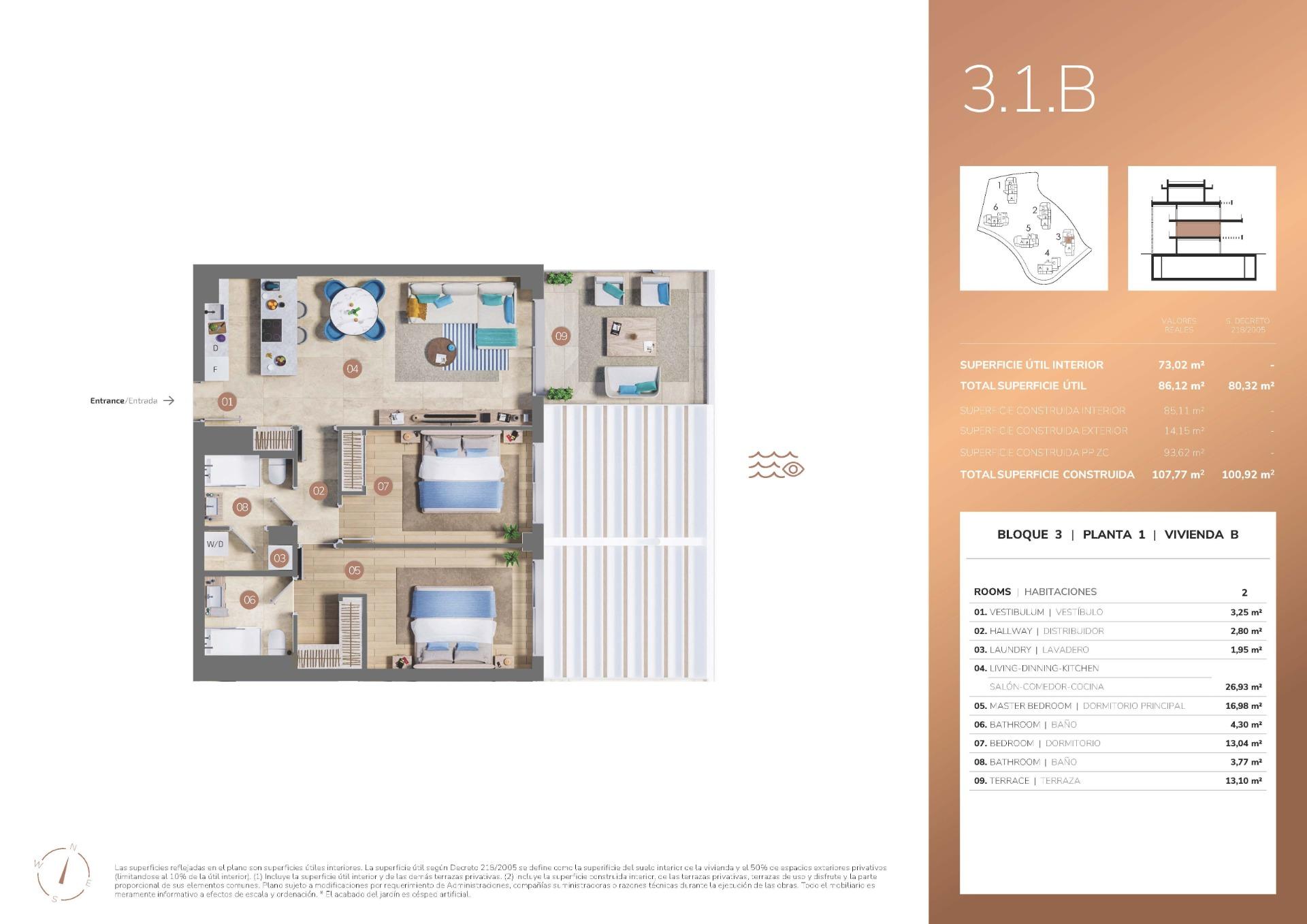 2 Bed, 2 Bath, ApartmentFor Sale, Mijas, Malaga