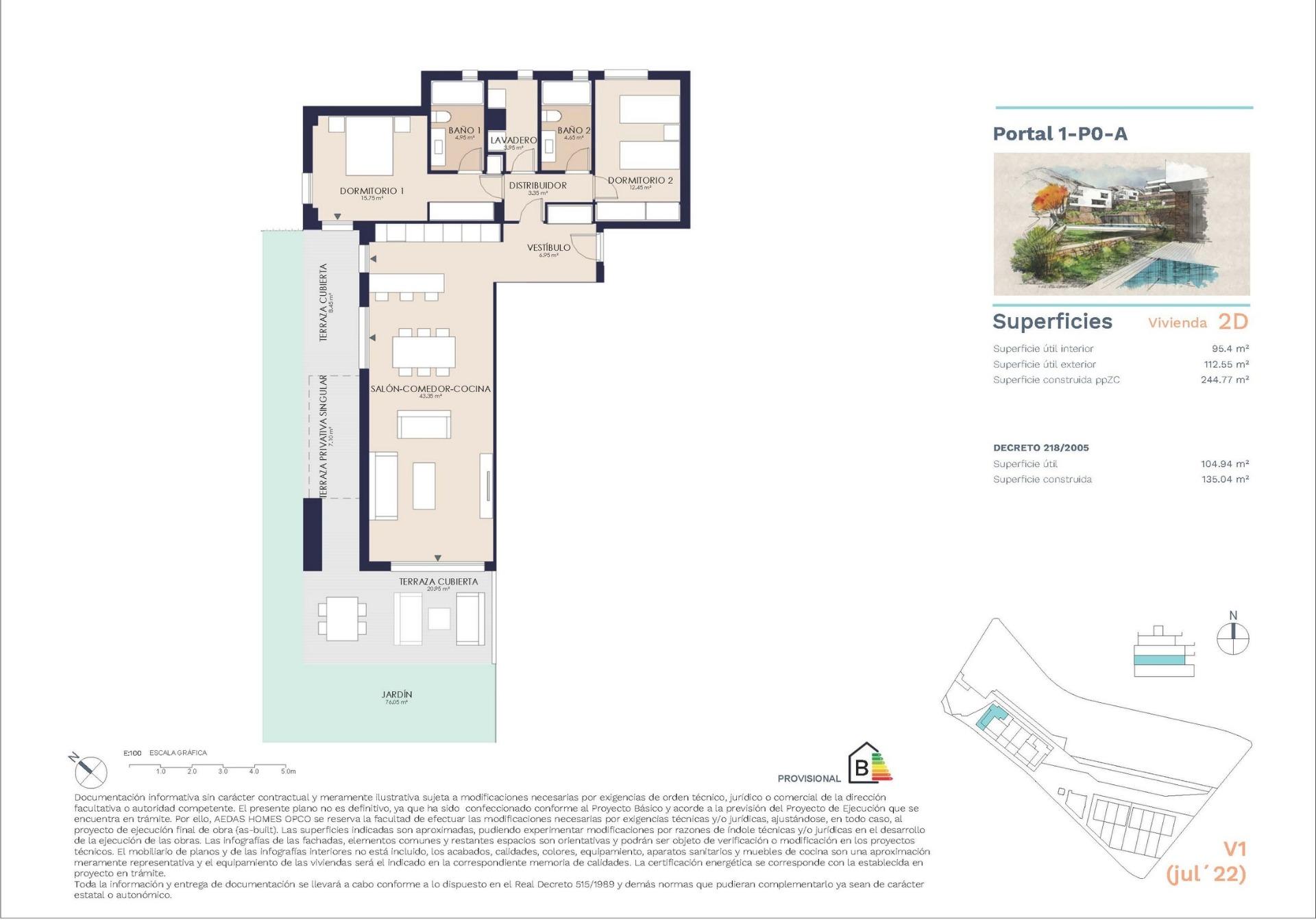 2 Bed, 2 Bath, ApartmentFor Sale, Estepona, Malaga